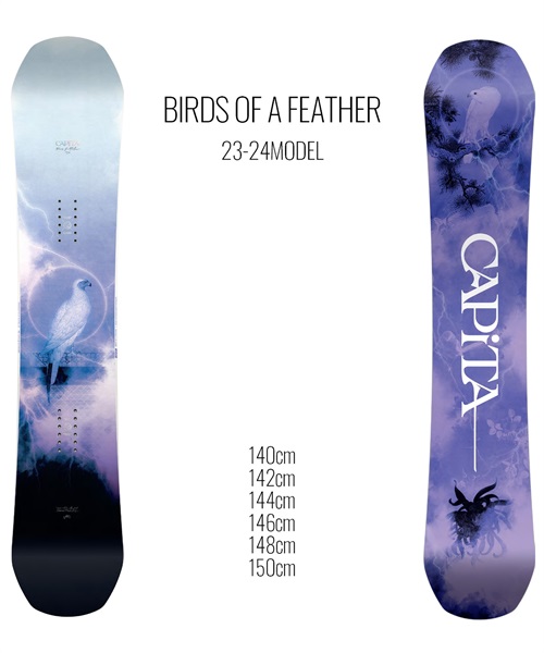 スノーボード 板 レディース CAPITA キャピタ BIRDS OF A FEATHER 23