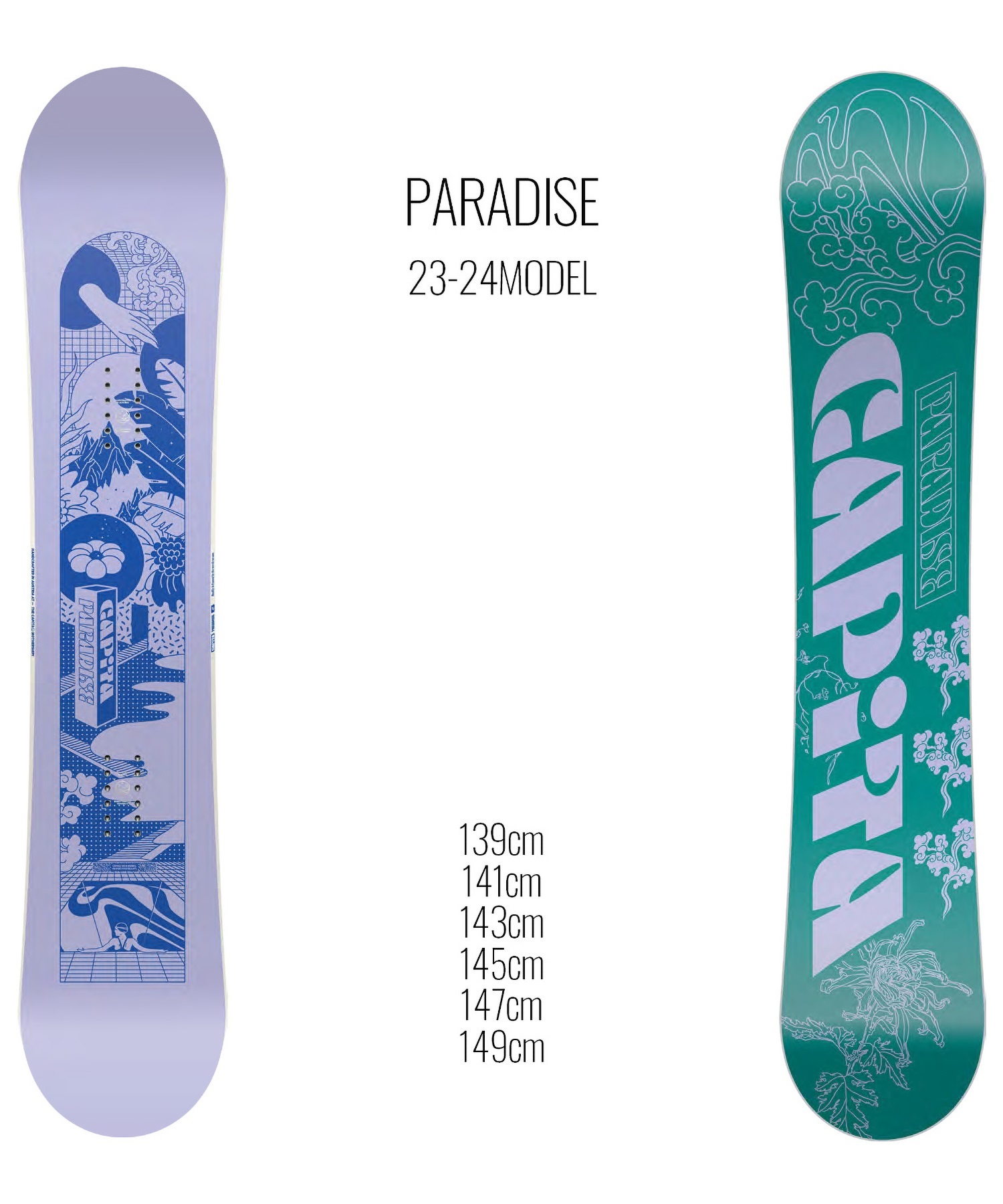スノーボード 板 レディース CAPITA キャピタ PARADISE 23-24モデル ムラサキスポーツ KK B16(PARADISE-139cm)
