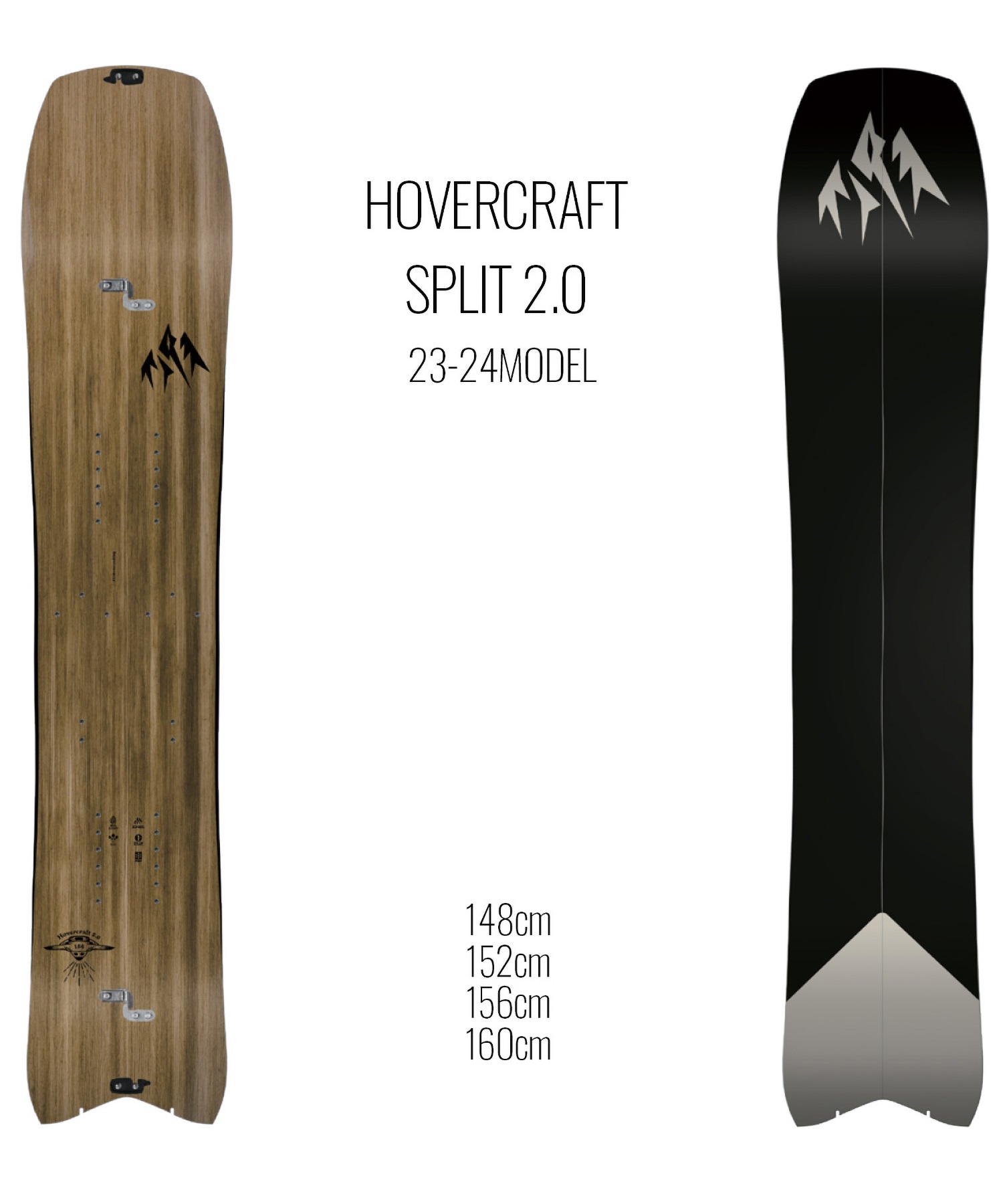 スノーボード 板 メンズ JONES ジョーンズ HOVERCRAFT SPLIT 2.0 23-24 
