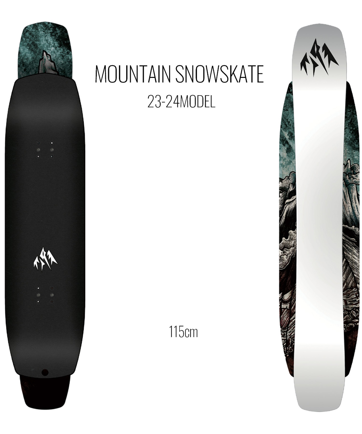 スノーボード 板 ユニセックス JONES ジョーンズ MOUNTAIN SNOWSKATE 23-24モデル ムラサキスポーツ KK B16(MOUNTAINSNOWSKATE-115cm)