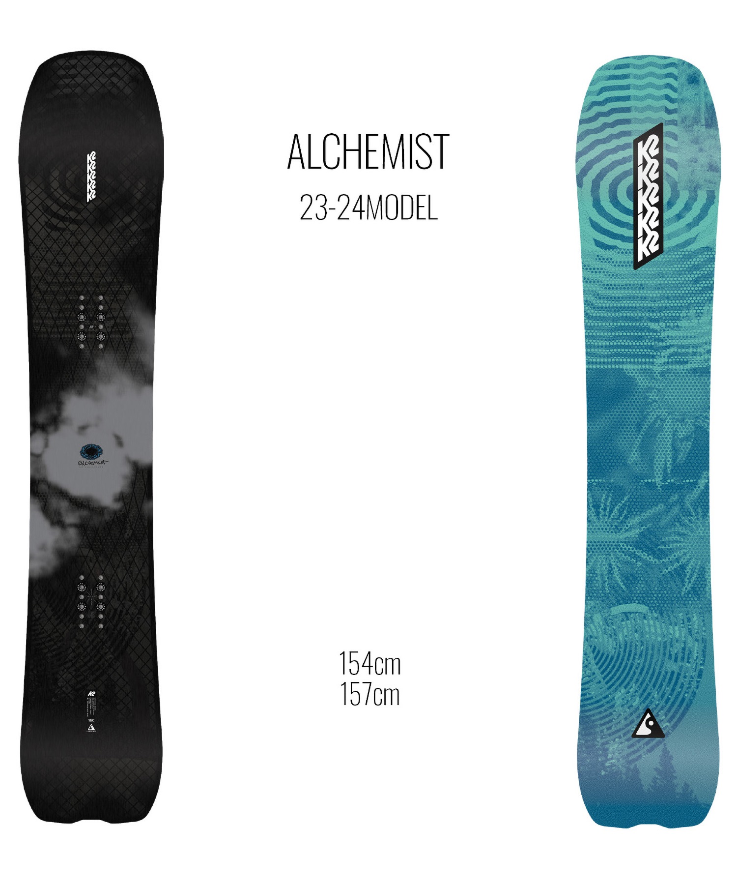 スノーボード 板 メンズ K2 ケーツー ALCHEMIST 23-24モデル ムラサキ 