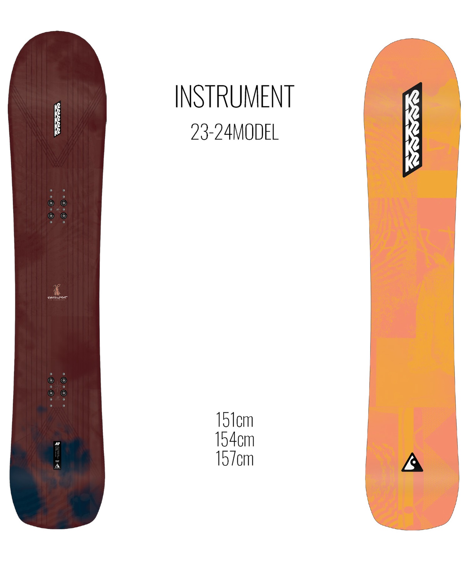 k2 スノーボード板(151cm) - ボード