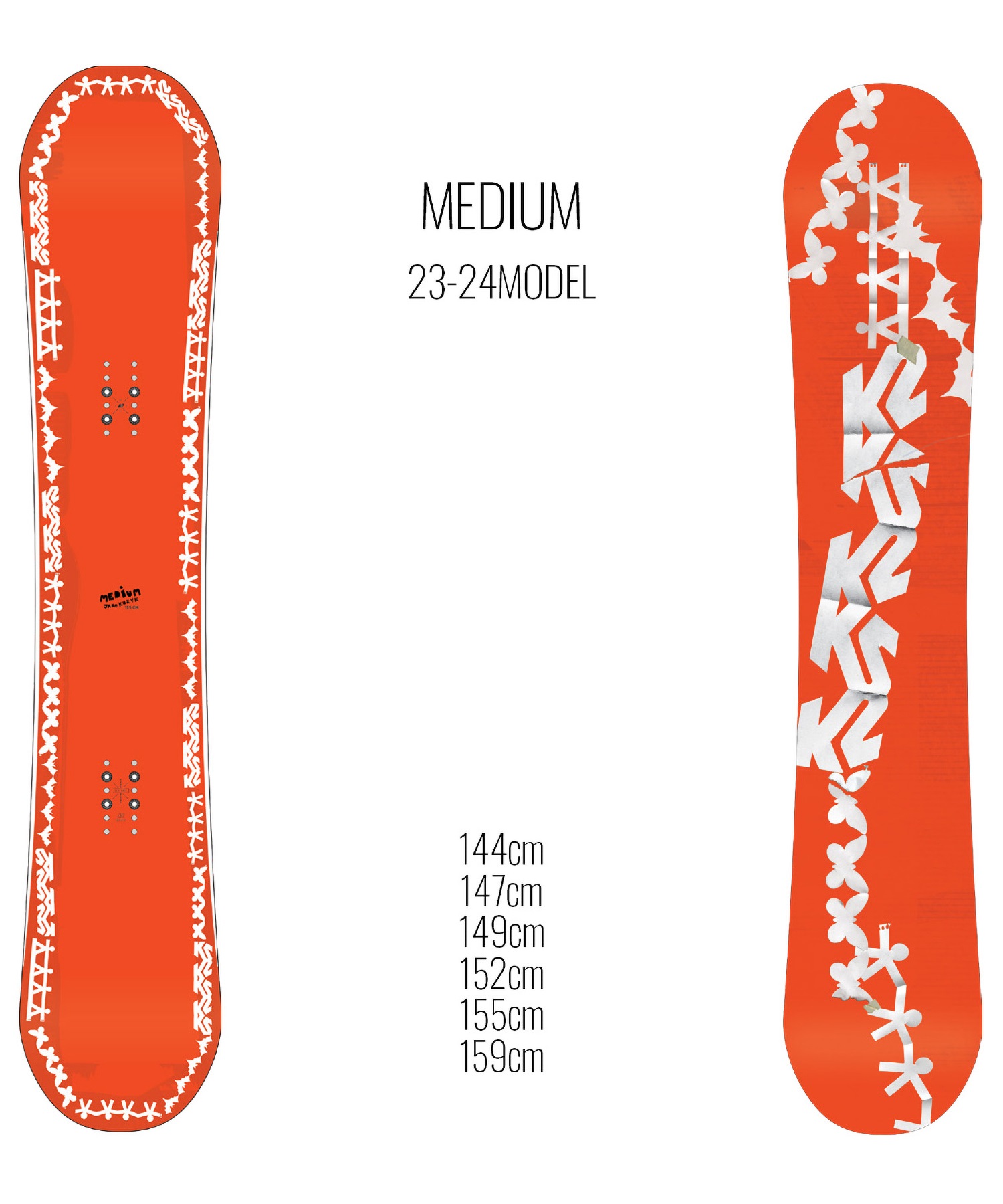 スノーボード 板 メンズ K2 ケーツー MEDIUM 23-24モデル ムラサキ 