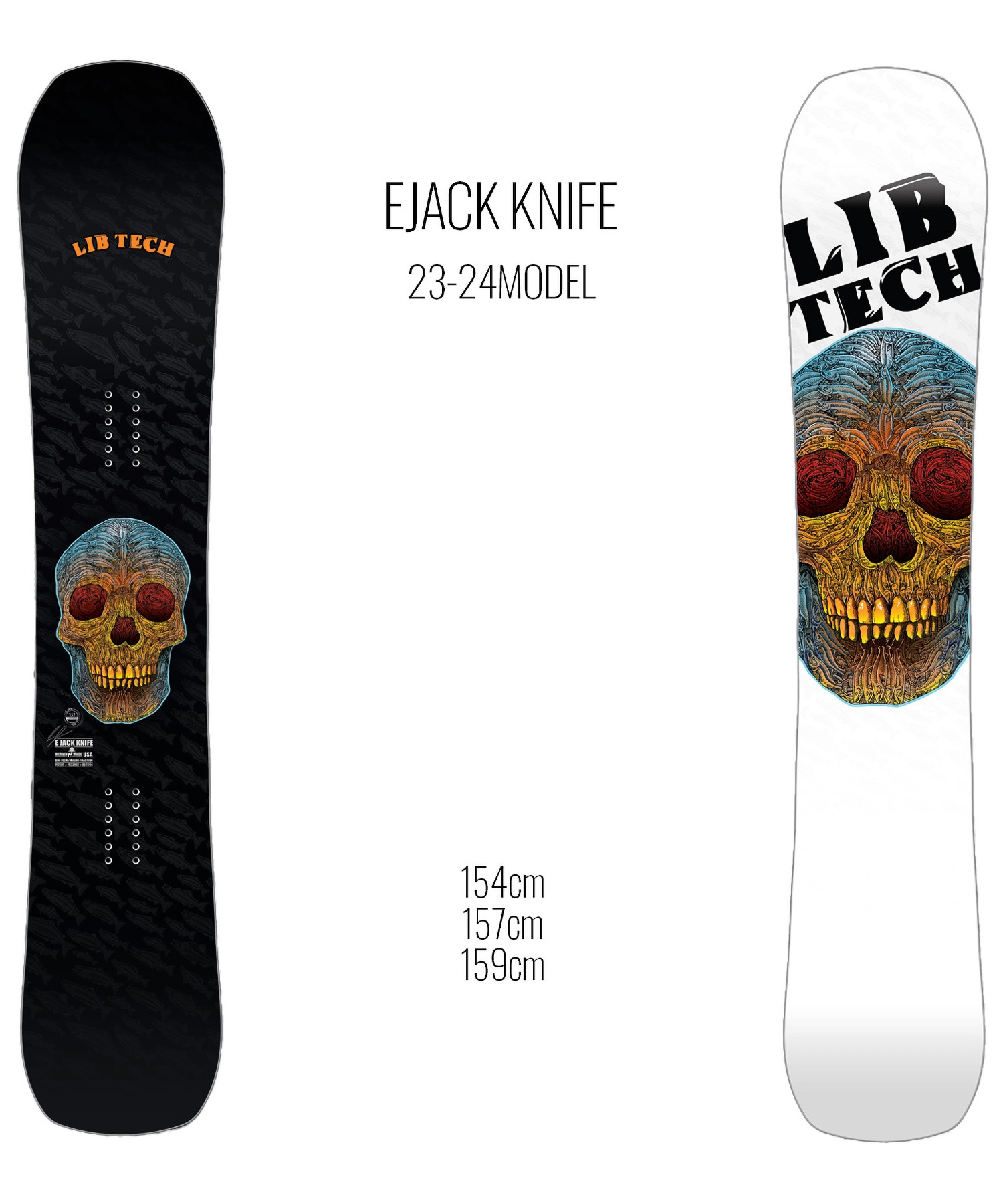 スノーボード 板 メンズ LIBTECH リブテック EJACK KNIFE 23-24モデル 