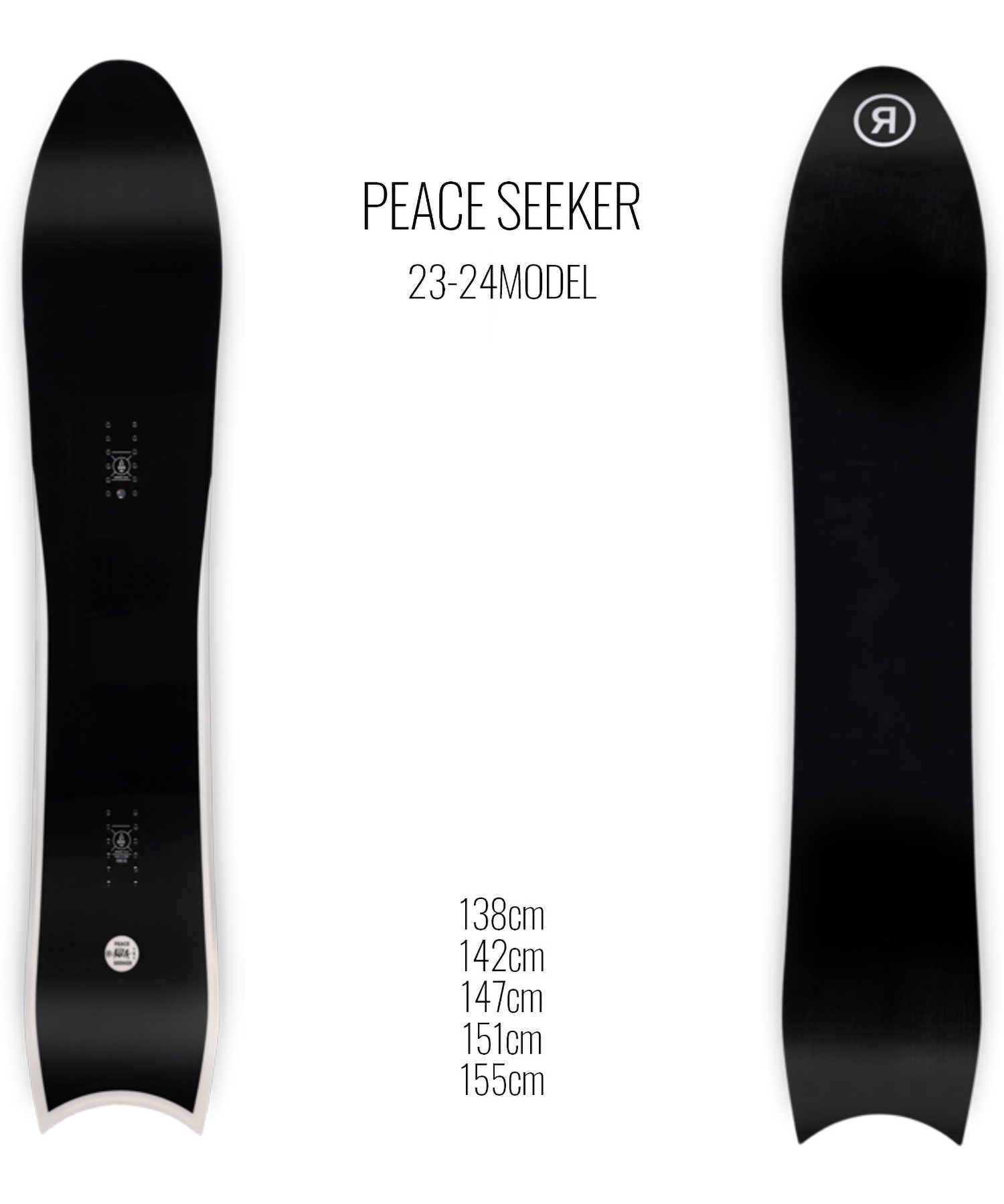 スノーボード 板 メンズ RIDE ライド PEACE SEEKER 23-24モデル 