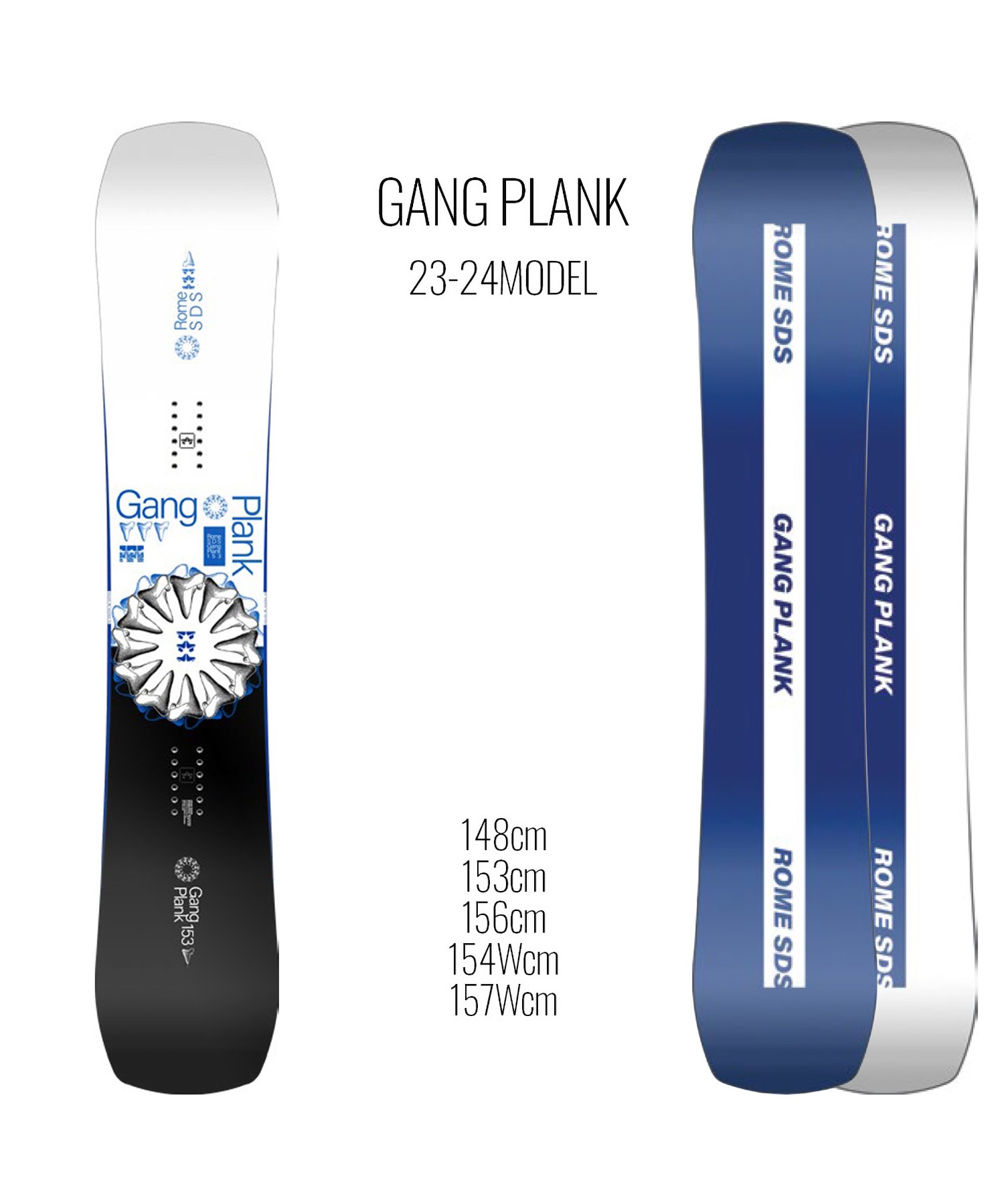 スノーボード 板 メンズ ROME SDS ローム GANG-PLANK 23-24モデル ムラサキスポーツ KK B10(GANGPLANK-148cm)