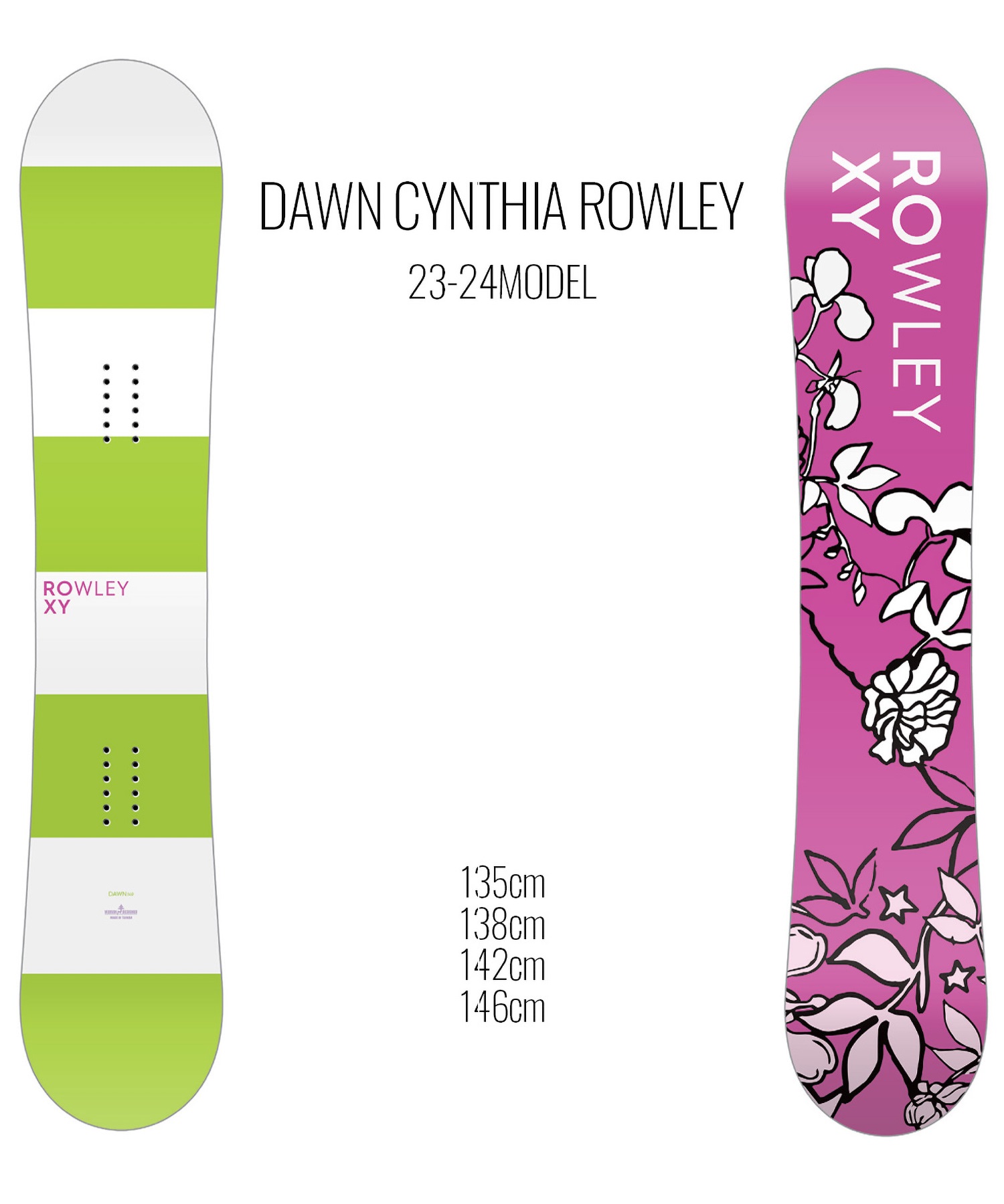 スノーボード 板 レディース ROXY ロキシー DAWN CYNTHIA ROWLEY 23-24