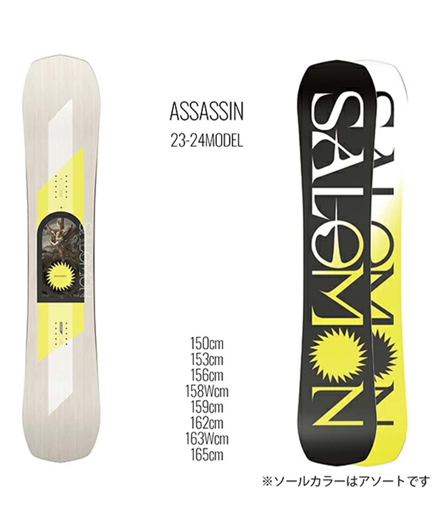 スノーボード 板 メンズ SALOMON サロモン ASSASSIN 23-24モデル 