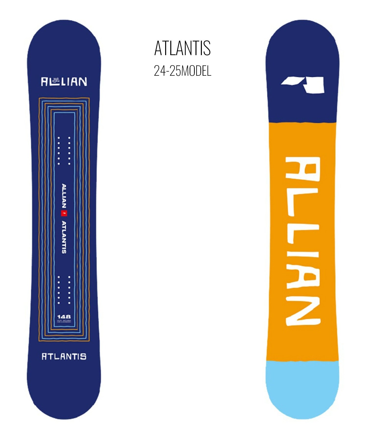 ALLIAN アライアン スノーボード 板 メンズ ダブルキャンバー ATLANTIS ムラサキスポーツ 24-25モデル LL H9 スノーボード 板｜ムラサキスポーツオンラインストア  通販