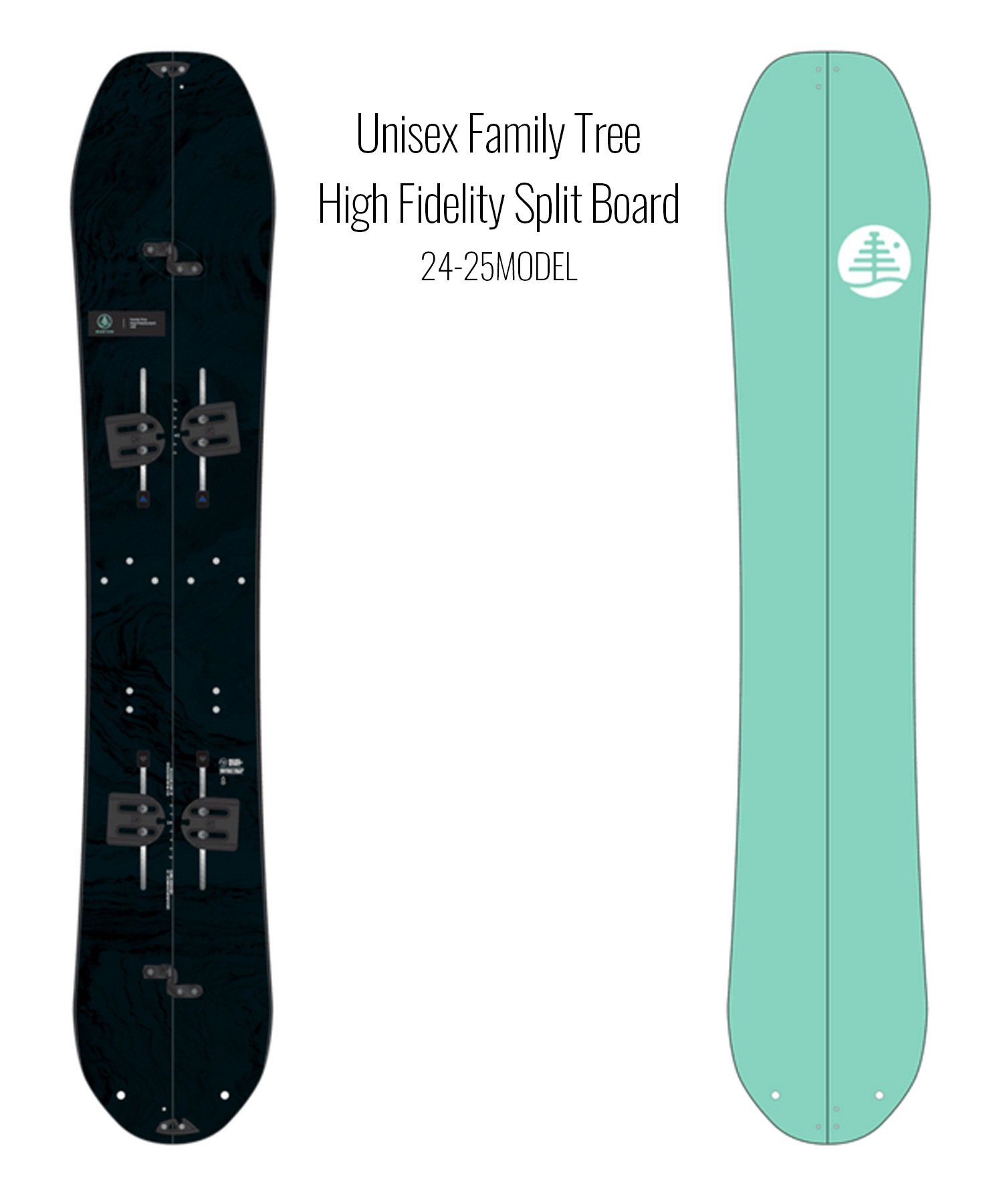 BURTON バートン スノーボード 板 メンズ スプリット Unisex Family Tree High Fidelity Split Board 24-25モデル(ONECOLOR-154cm)