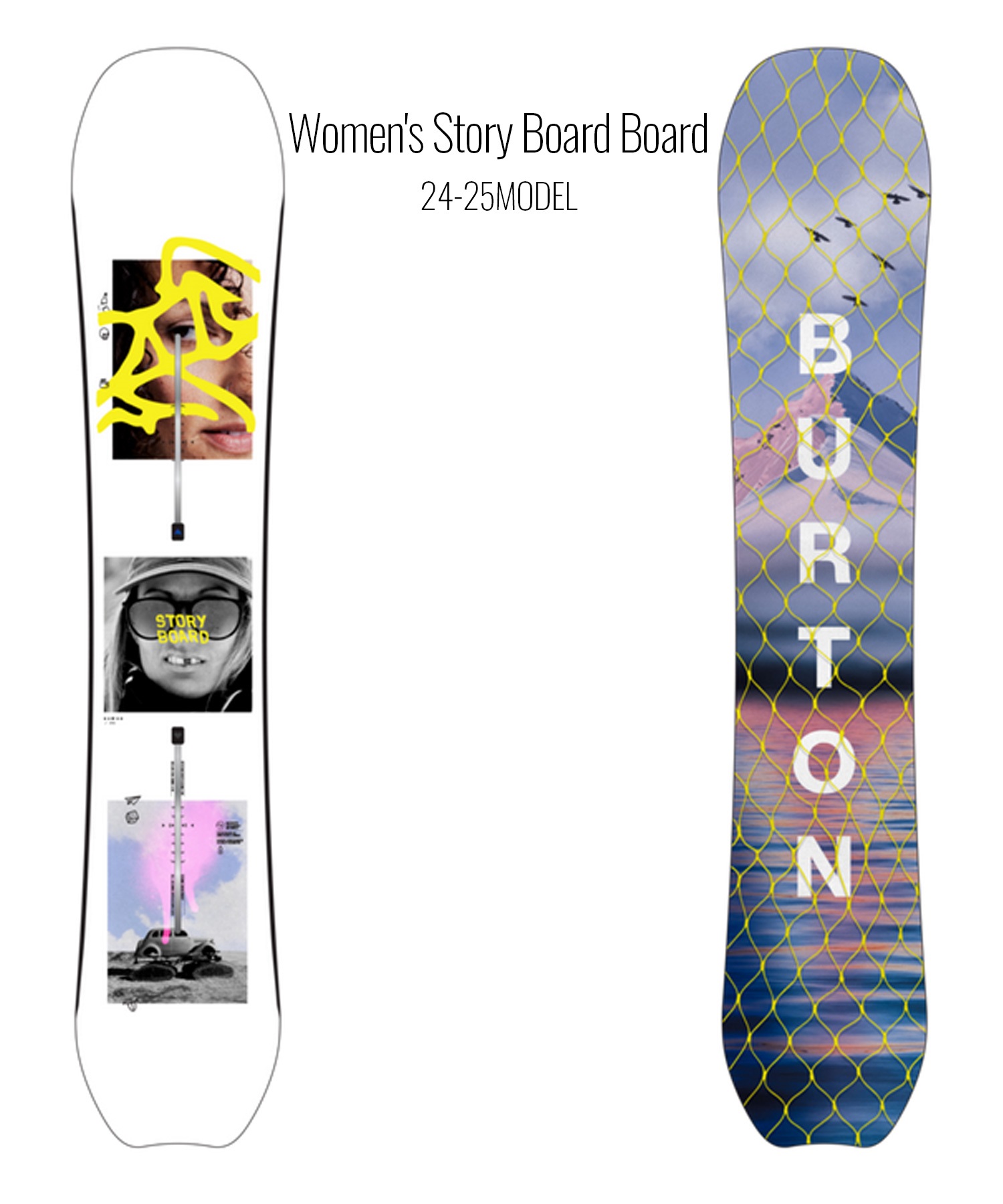 BURTON バートン スノーボード 板 レディース Women's Story Board Board ムラサキスポーツ 24-25モデル LL C21(ONECOLOR-142cm)