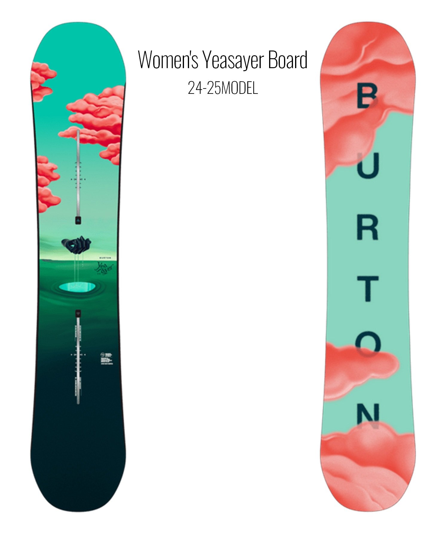 BURTON バートン スノーボード 板 レディース Women's Yeasayer Board ムラサキスポーツ 24-25モデル LL C21(ONECOLOR-140cm)