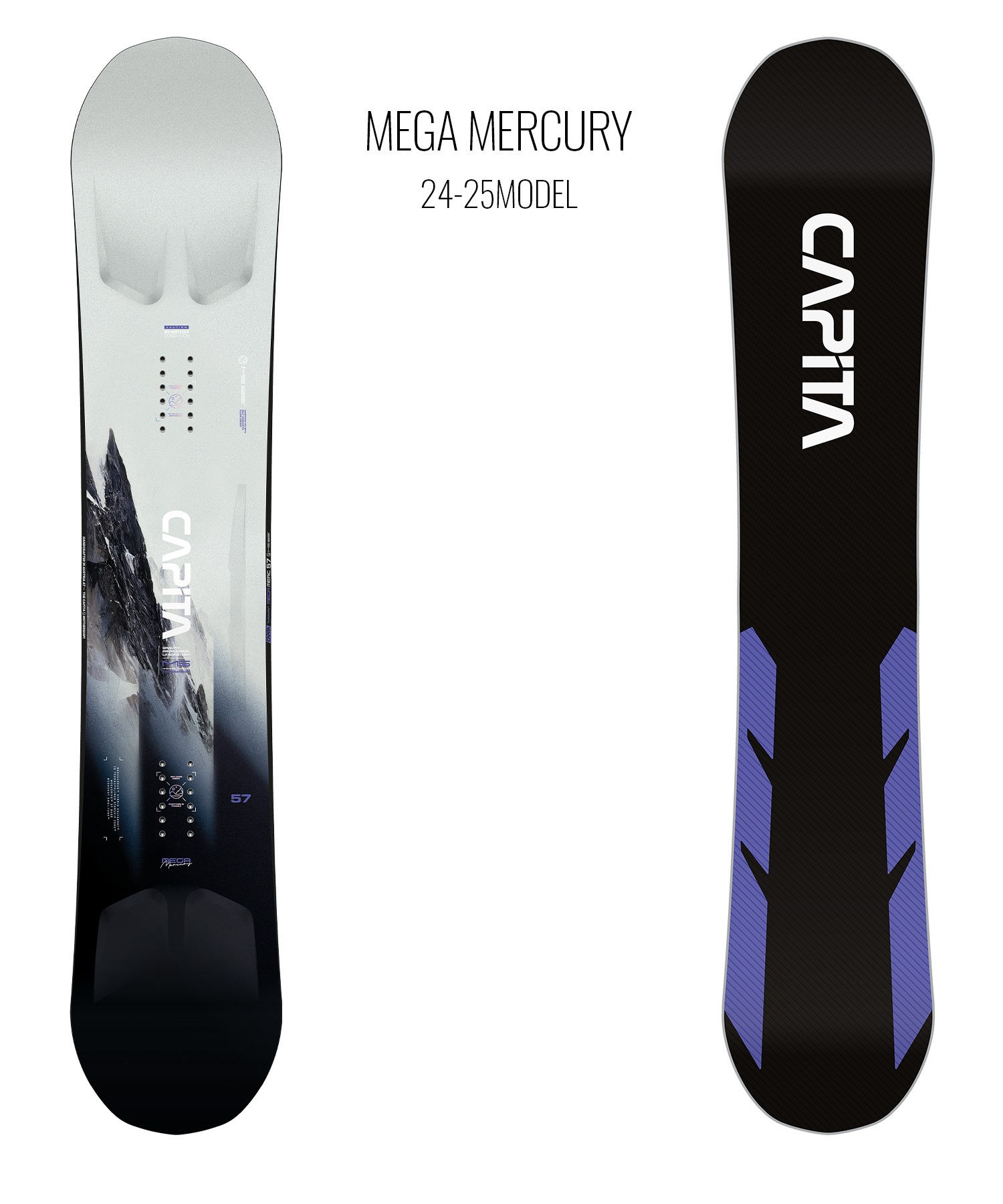 早期購入】CAPITA キャピタ スノーボード 板 メンズ MEGA MERCURY 