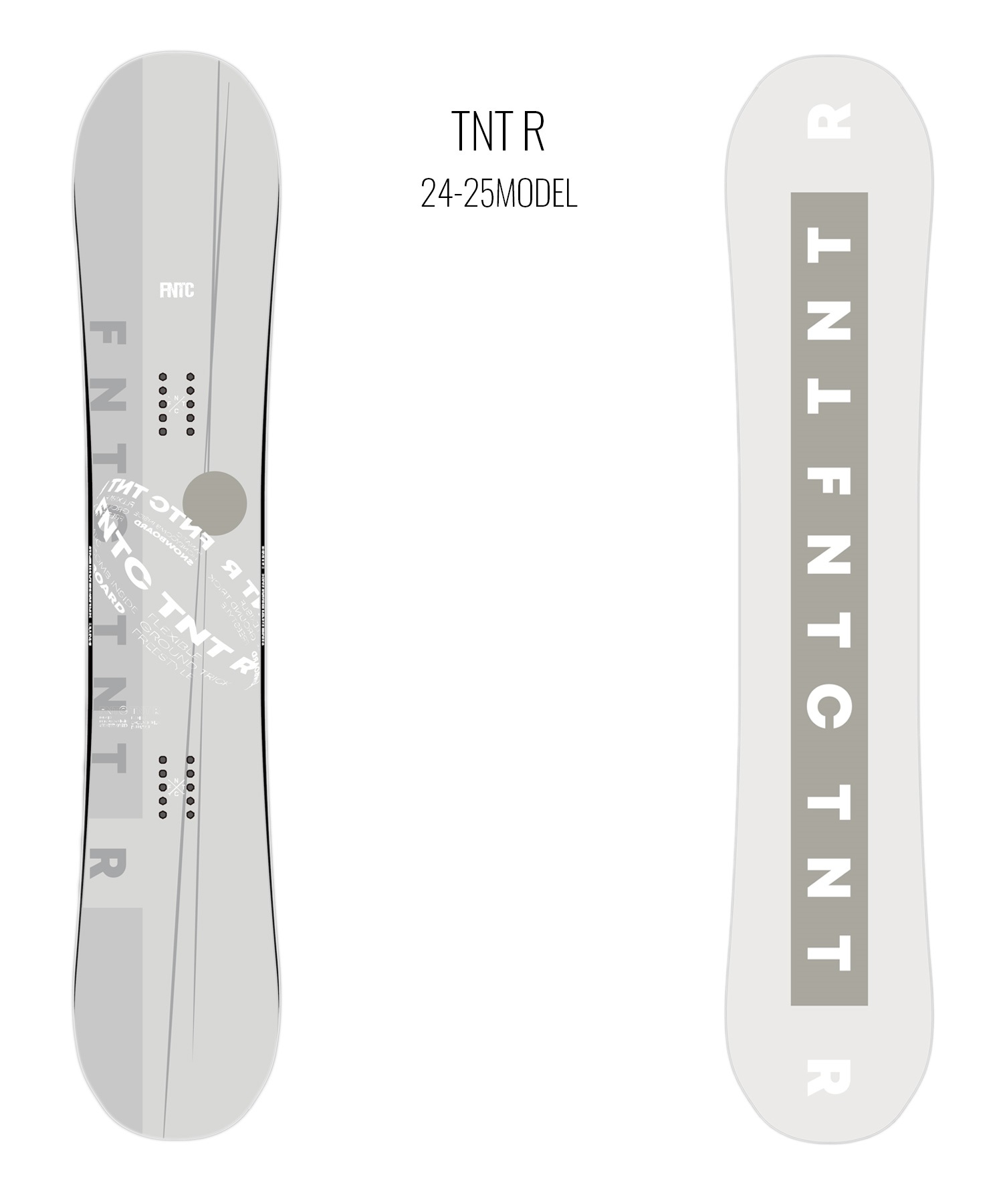 FNTC エフエヌティーシー スノーボード 板 ユニセックス TNT R ムラサキスポーツ 24-25モデル LL F19(LGRY-139cm)