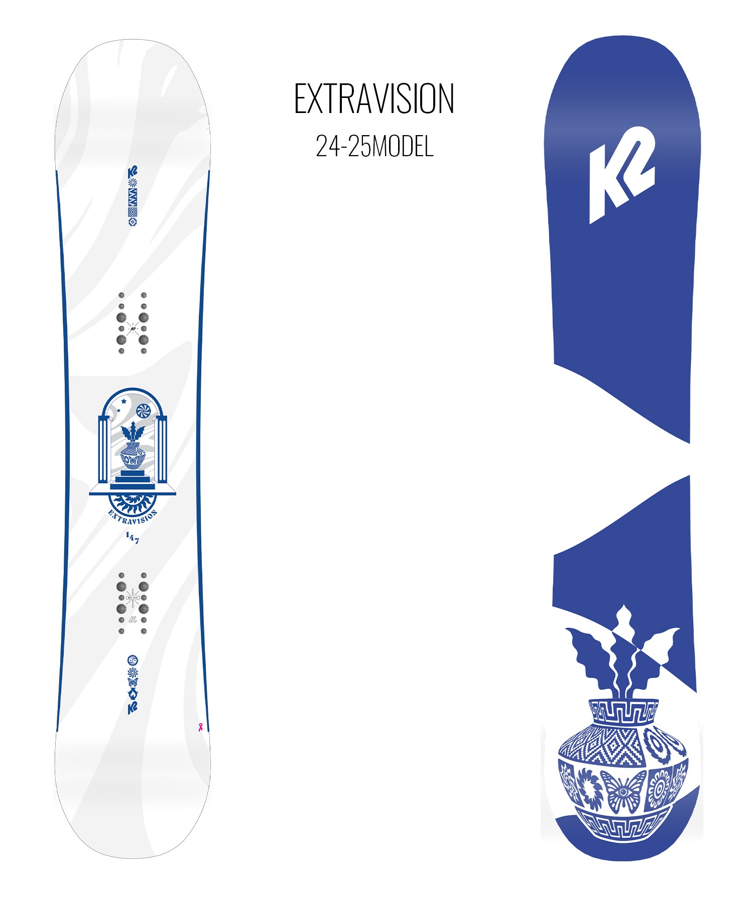 K2 ケーツー スノーボード 板 レディース EXTRAVISION ムラサキスポーツ 24-25モデル LL B8(ONECOLOR-139cm)