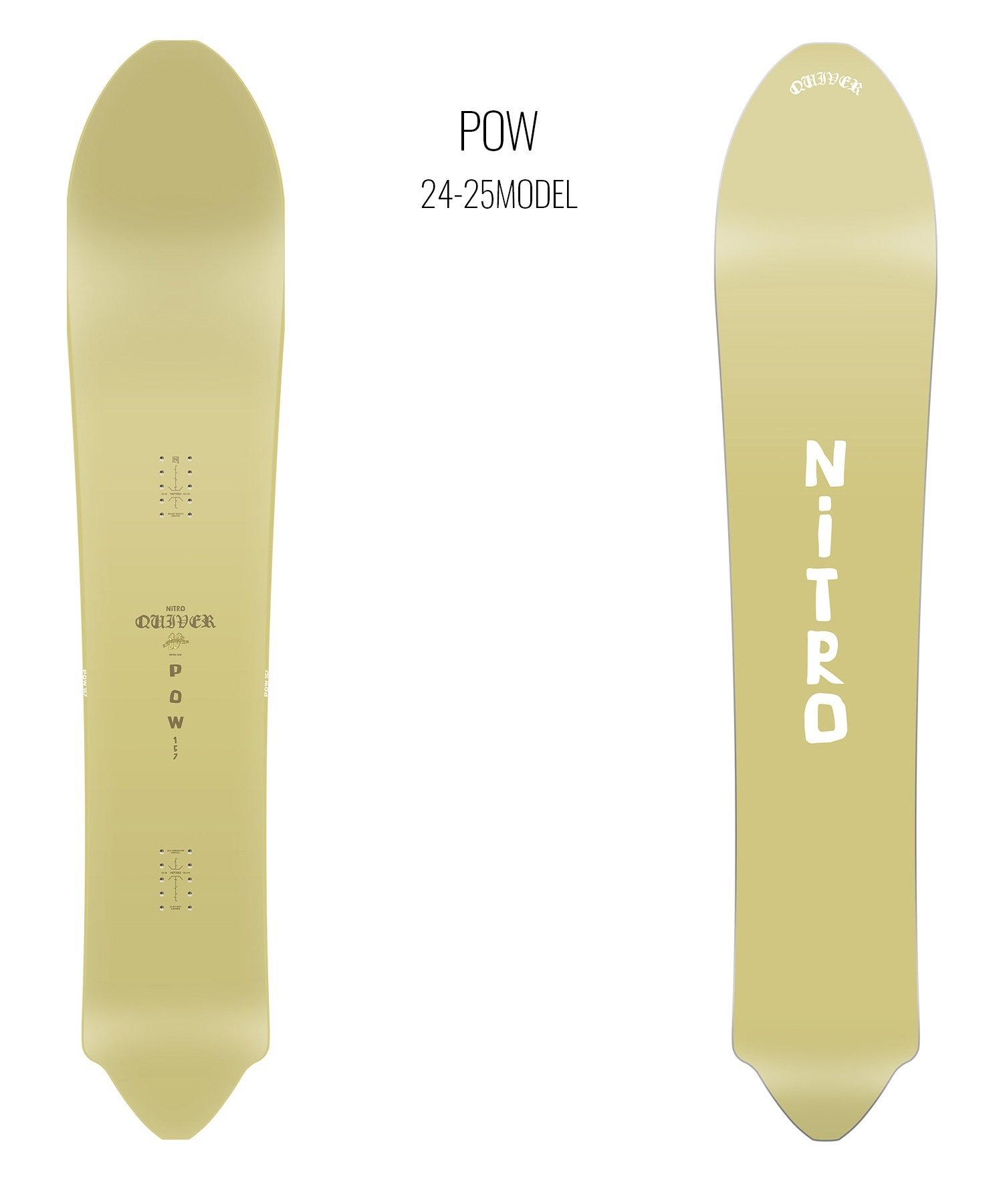 NITRO ナイトロ スノーボード 板 メンズ Quiver POW ムラサキスポーツ 24-25モデル LL A26 スノーボード  板｜ムラサキスポーツオンラインストア 通販