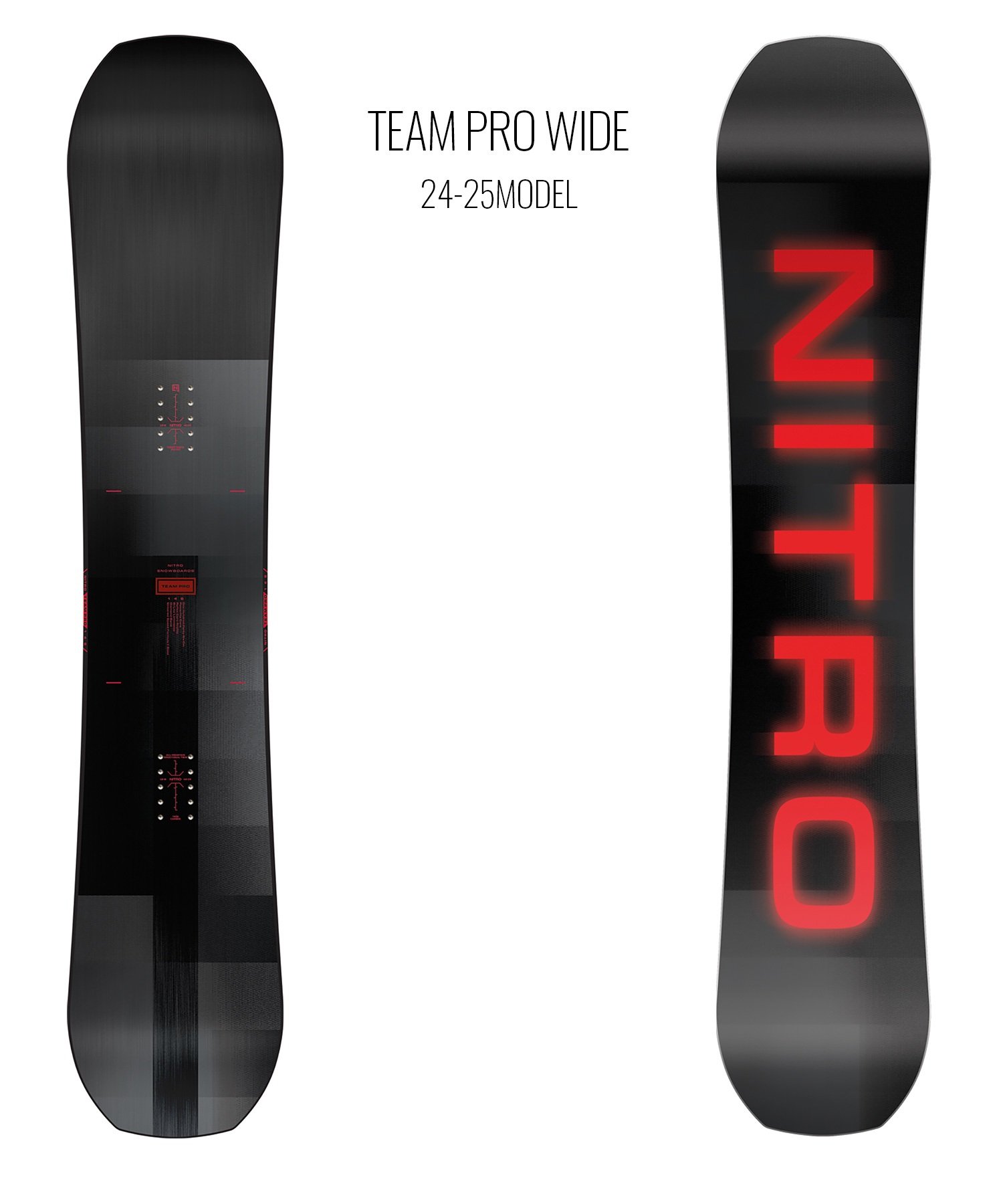 早期購入】NITRO ナイトロ スノーボード 板 メンズ ワイドモデル TEAM 