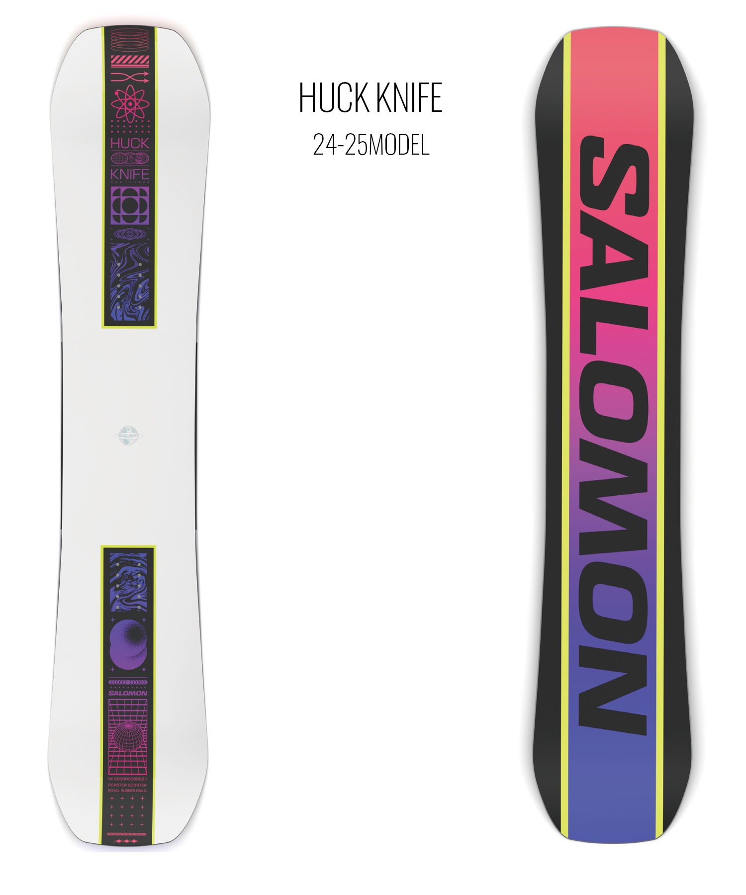 早期購入】SALOMON サロモン スノーボード 板 メンズ HUCK KNIFE 