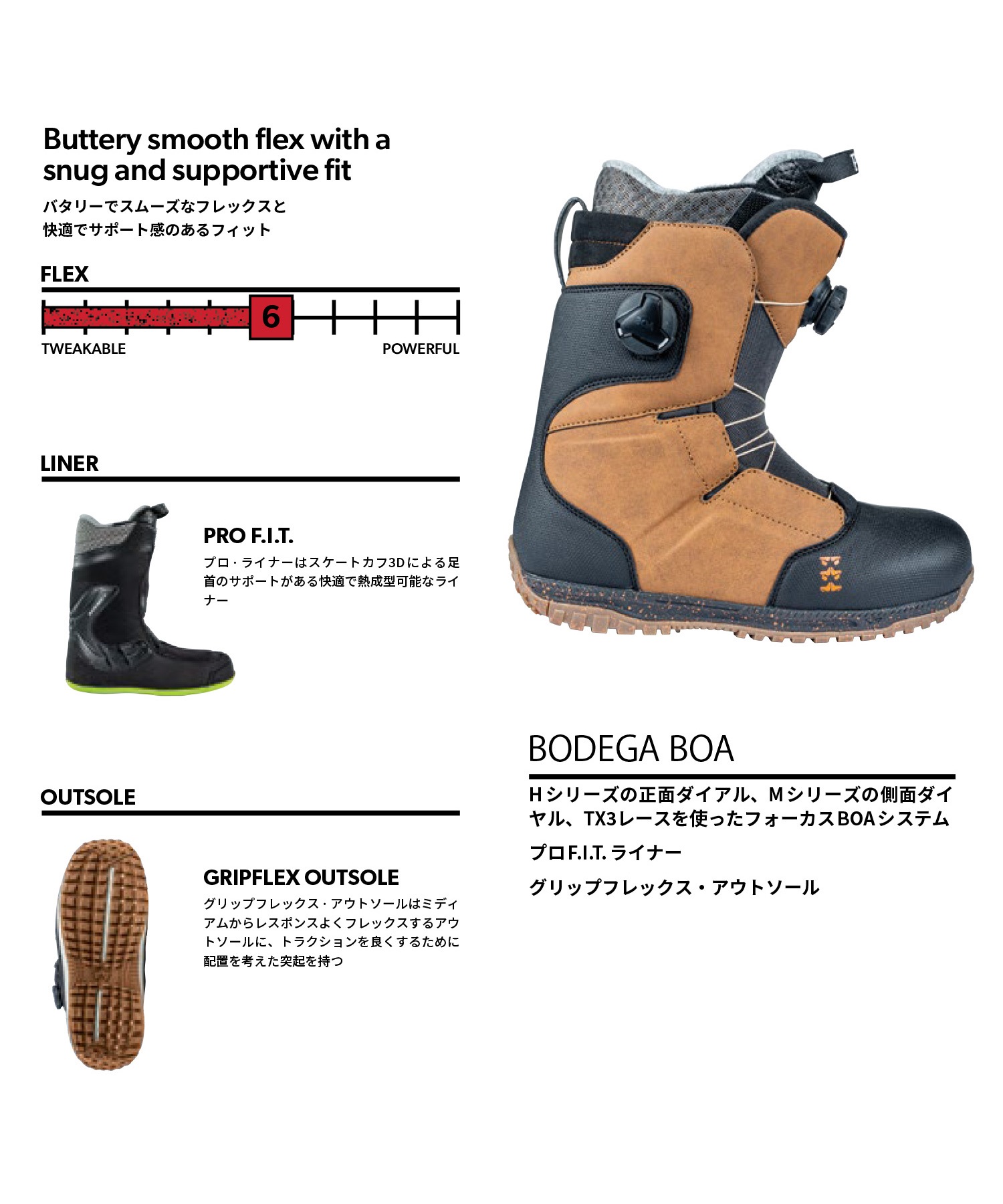 スノーボード ブーツ メンズ ROME SDS ローム BODEGA-BOA 23-24モデル ...