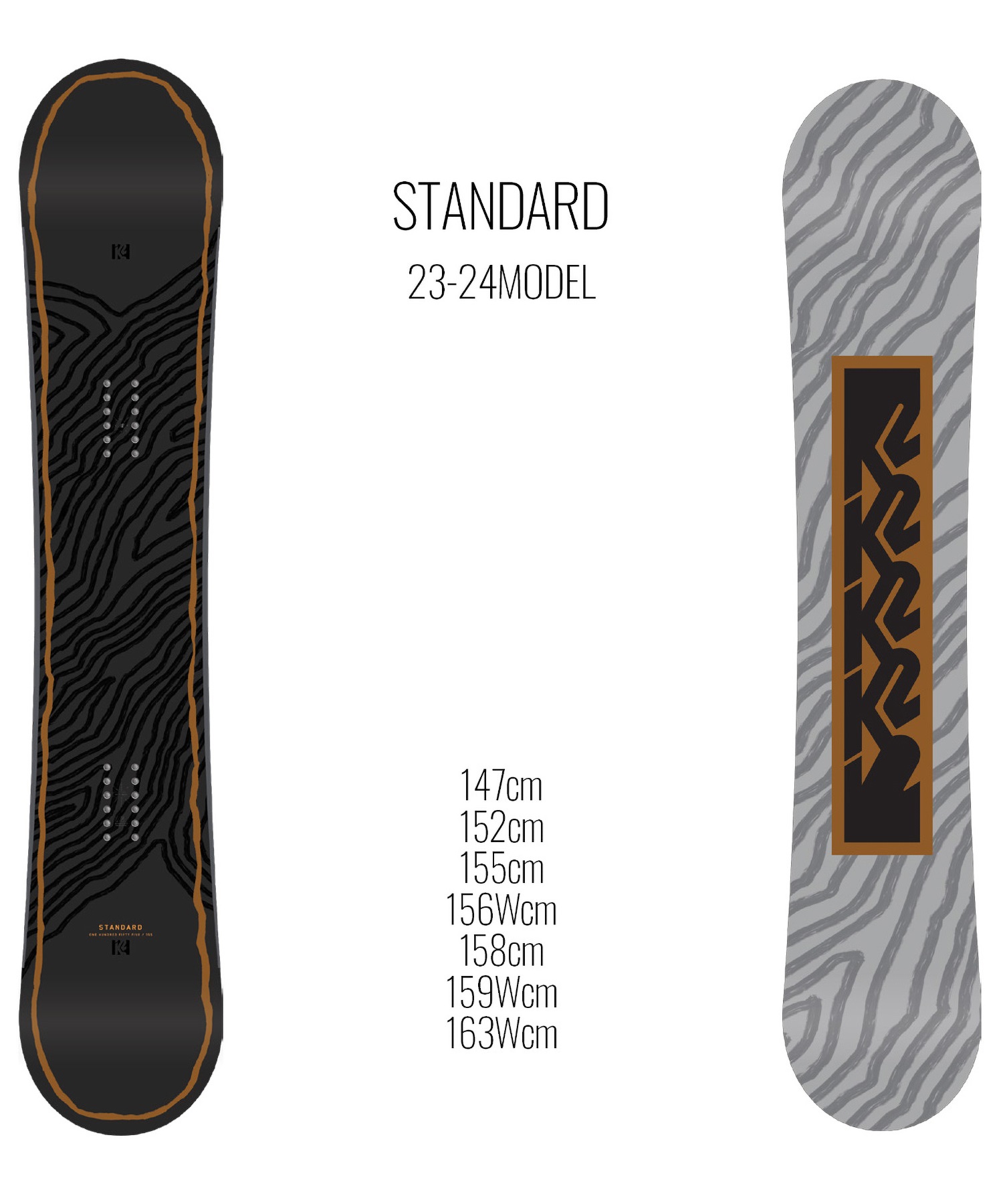 ☆スノーボード＋バインディング 2点セット K2 ケーツー STANDARD 