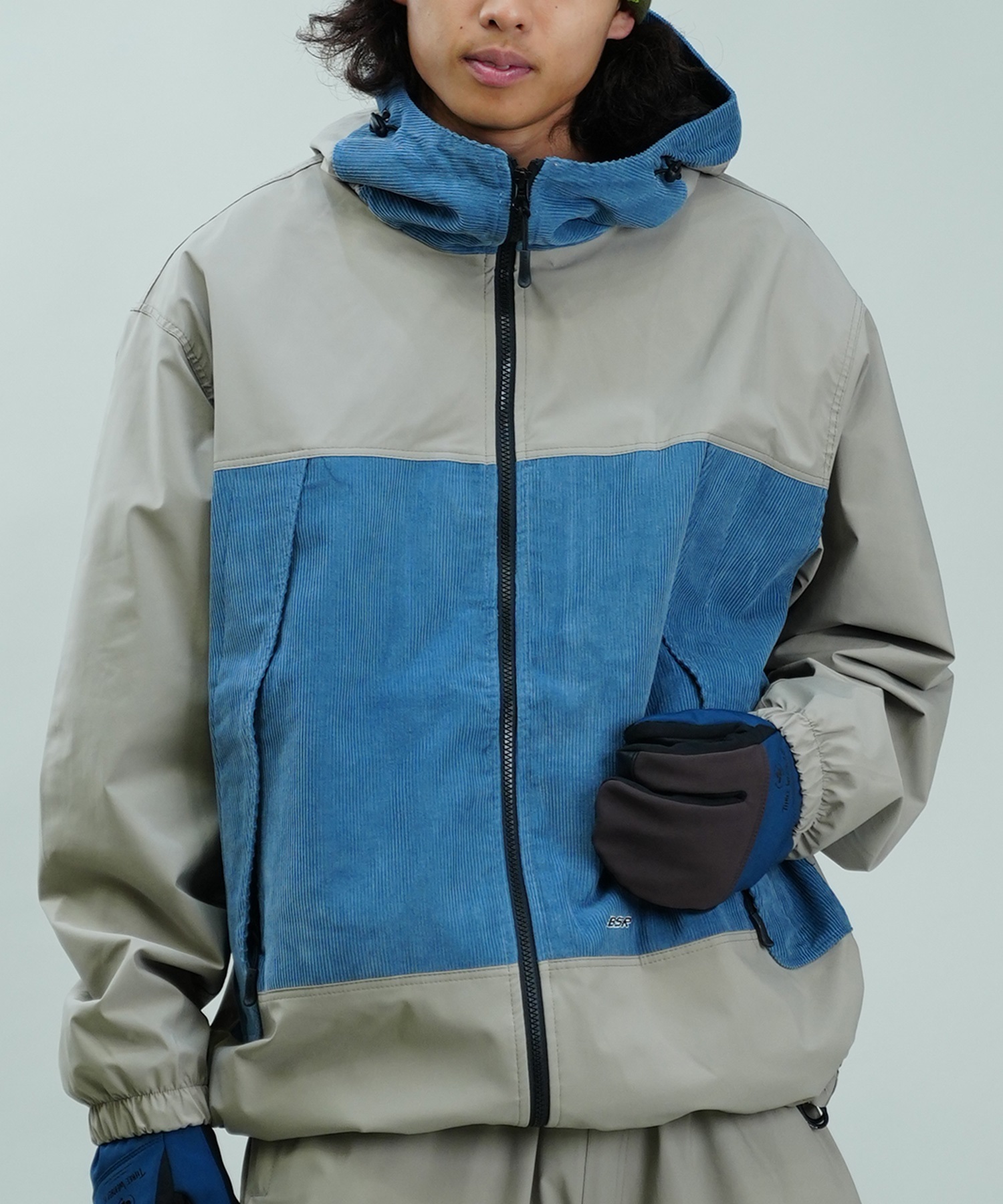 BSRABBIT ビーエスラビット スノーボード ウェア ジャケット ユニセックス MMM HF WINDBREAKER HOODED JACKET  24-25モデル スノーボードジャケット｜ムラサキスポーツオンラインストア 通販