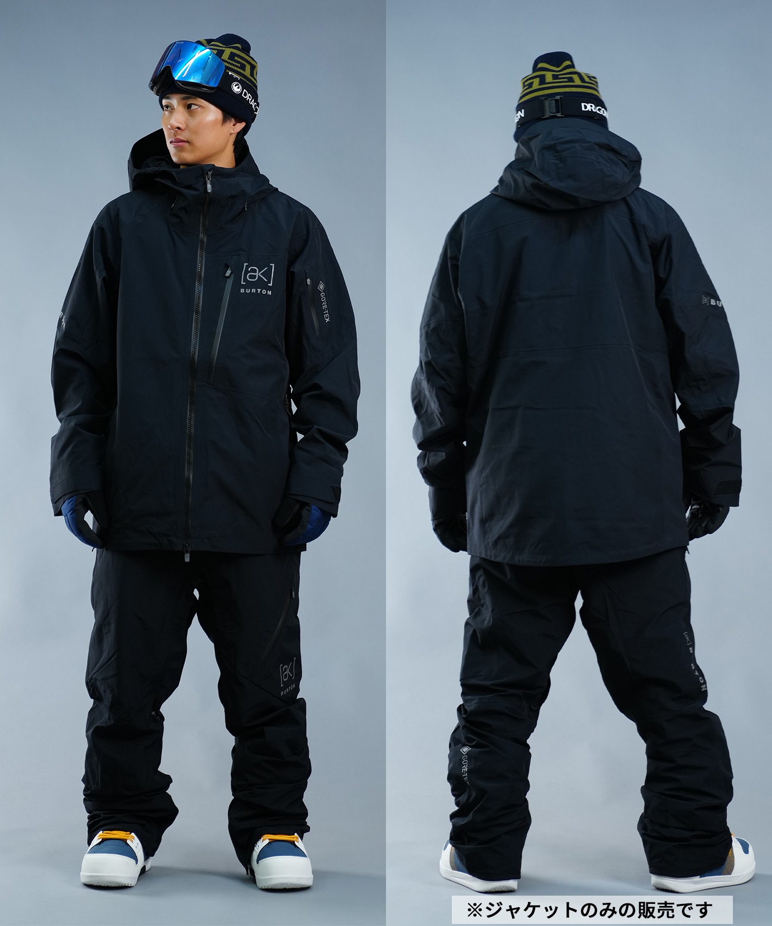 BURTON［AK］ バートン エーケー スノーボード ウェア ジャケット ユニセックス ゴアテックス JK AK CYCLIC GORE-TEX 24-25モデル(TBLK-XXS)