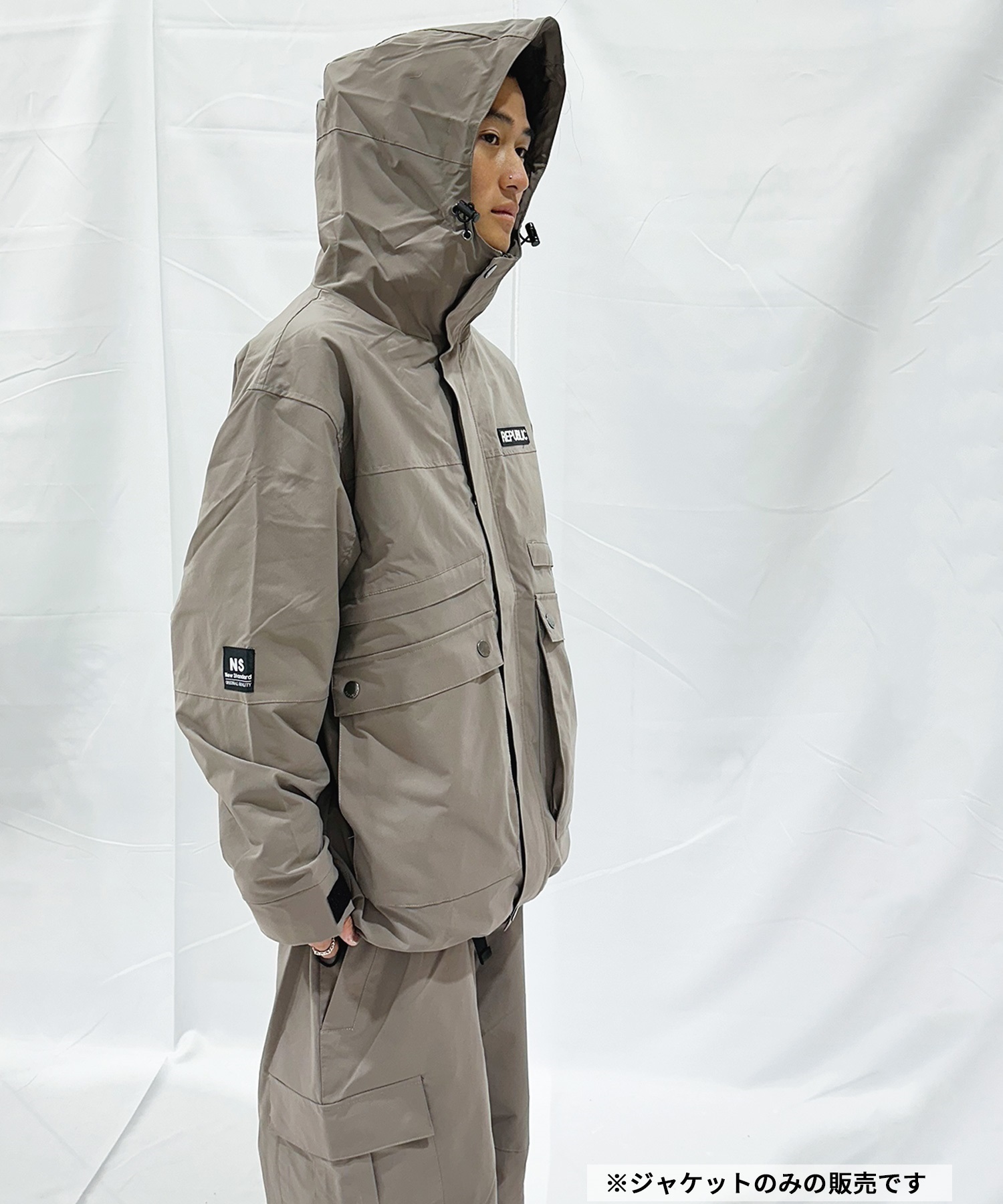 【早期購入/店頭受取対象外】REPUBLIC リパブリック スノーボード ウェア ジャケット ユニセックス JK LUV SIC PARKA ムラサキスポーツ 24-25モデル LL E9(MOC-S)