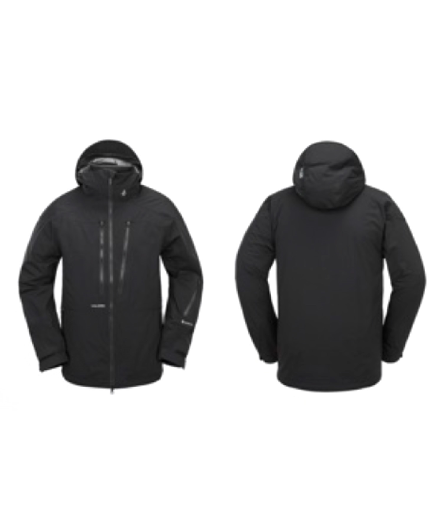 VOLCOM ボルコム スノーボード ウェア ジャケット ユニセックス ゴアテックス GUCH STRC GORE-TEX ムラサキスポーツ 24-25モデル(BLK-M)