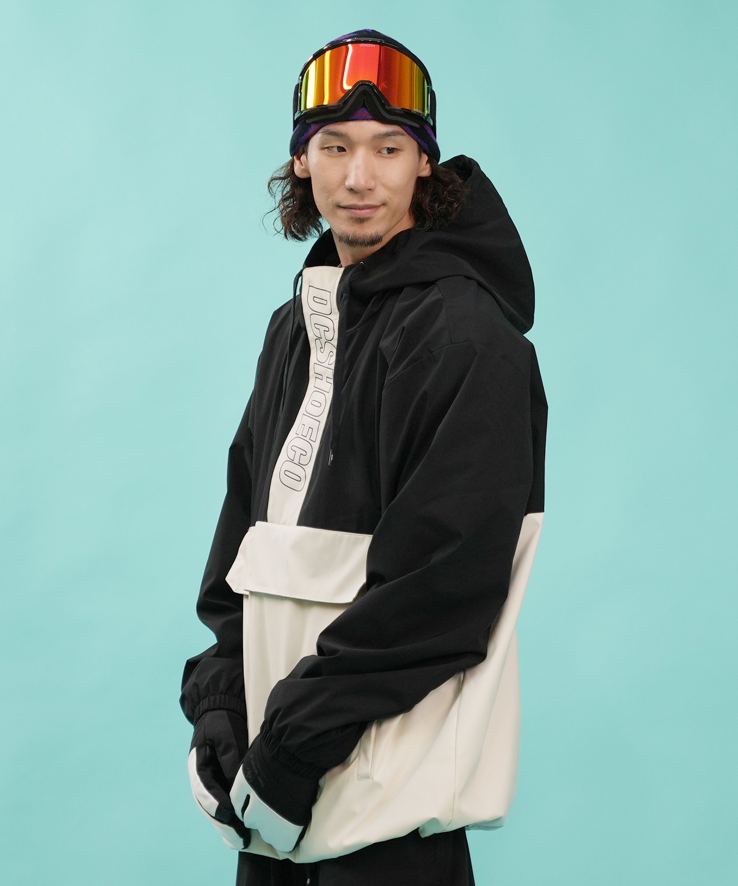 DC ディーシー スノーボード ウェア ジャケット ユニセックス アノラック 24 DC SNOW ANORAK ムラサキスポーツ 24-25モデル LX F28(WHT-S)