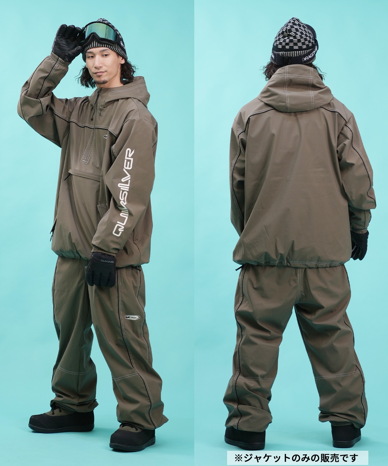 QUIKSILVER クイックシルバー スノーボード ウェア ジャケット ユニセックス QUIK SLASH JK ムラサキスポーツ 24-25モデル LX F28(WDW0-S)