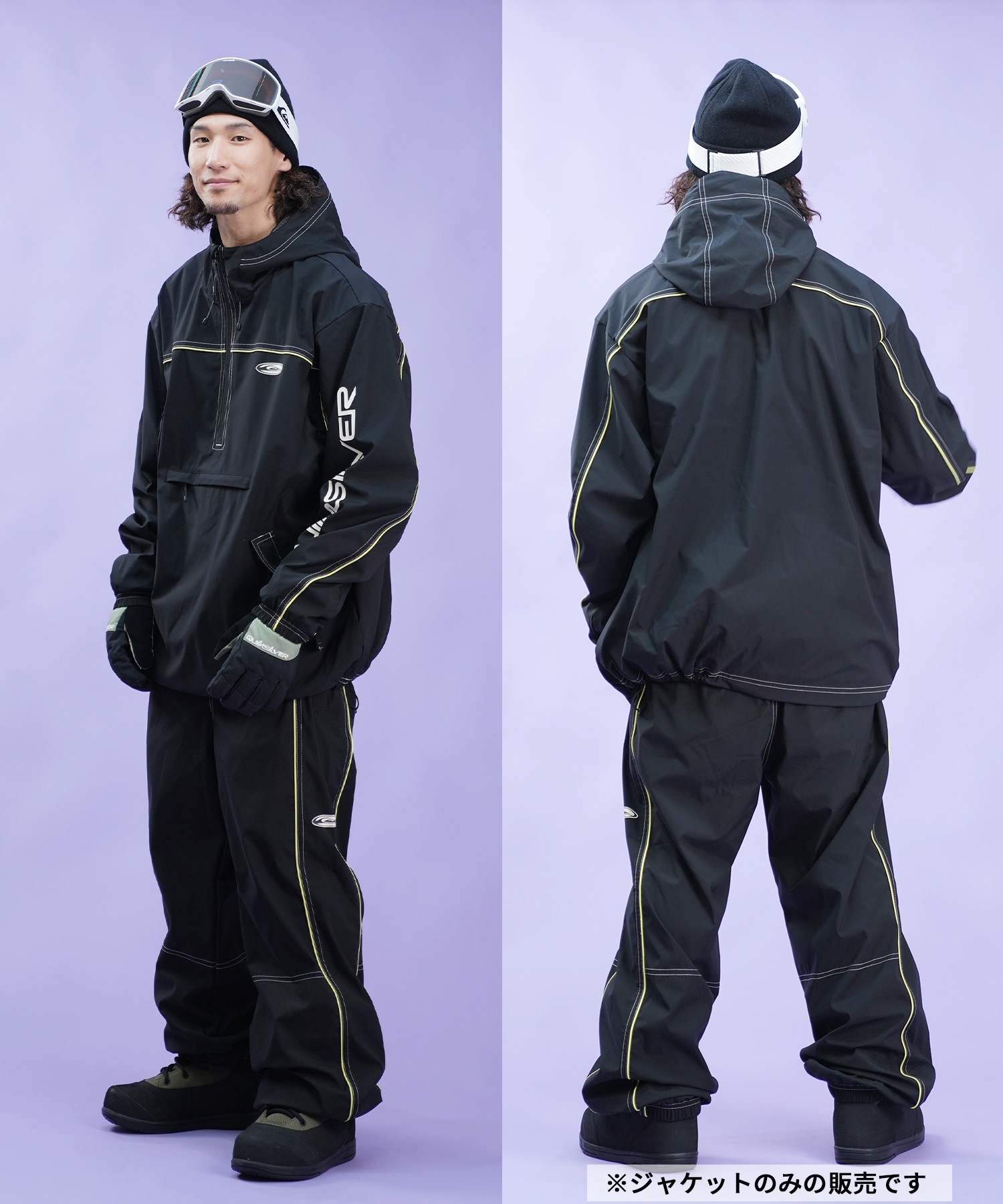 QUIKSILVER クイックシルバー スノーボード ウェア ジャケット ユニセックス QUIK SLASH JK ムラサキスポーツ 24-25モデル LX F28(WDW0-S)