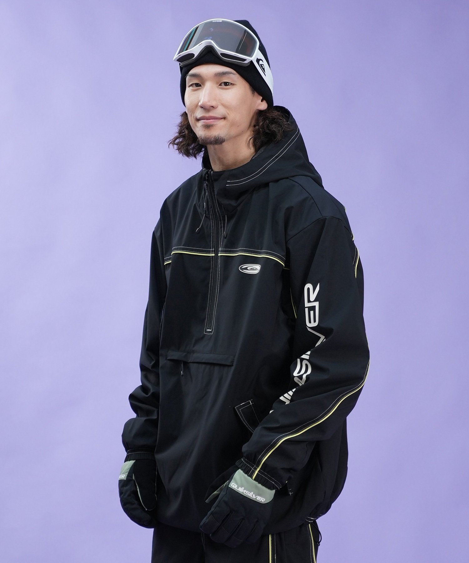 QUIKSILVER クイックシルバー スノーボード ウェア ジャケット ユニセックス QUIK SLASH JK ムラサキスポーツ 24-25モデル LX F28(WDW0-S)