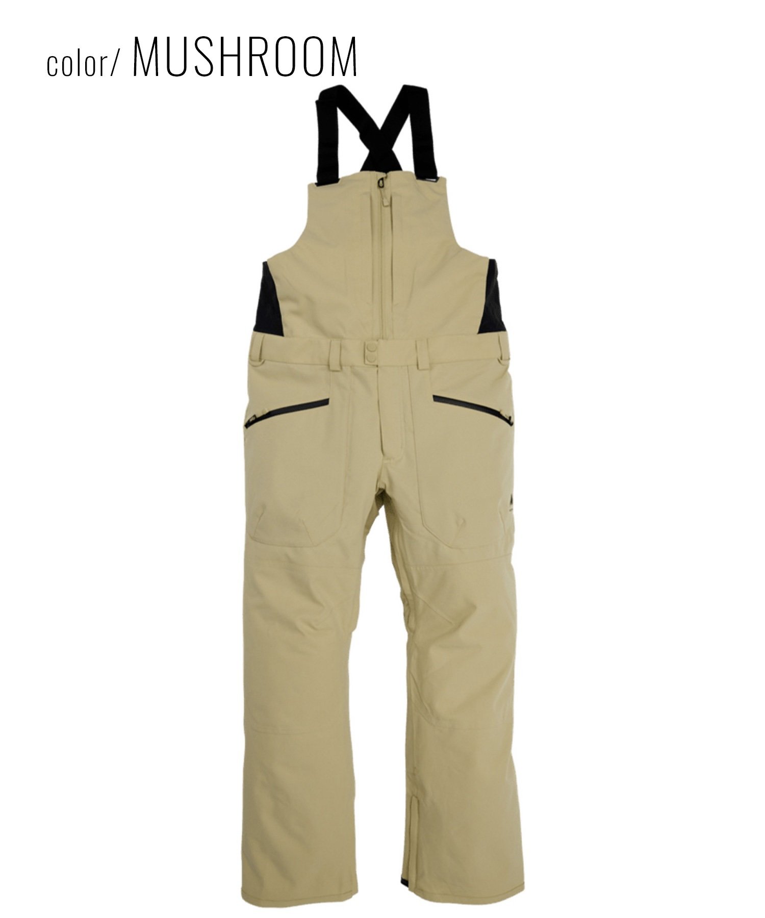 スノーボード ウェア パンツ メンズ BURTON バートン 15003108252 RESERVE BIB 23-24モデル KK C19(MUSHROOM-S)