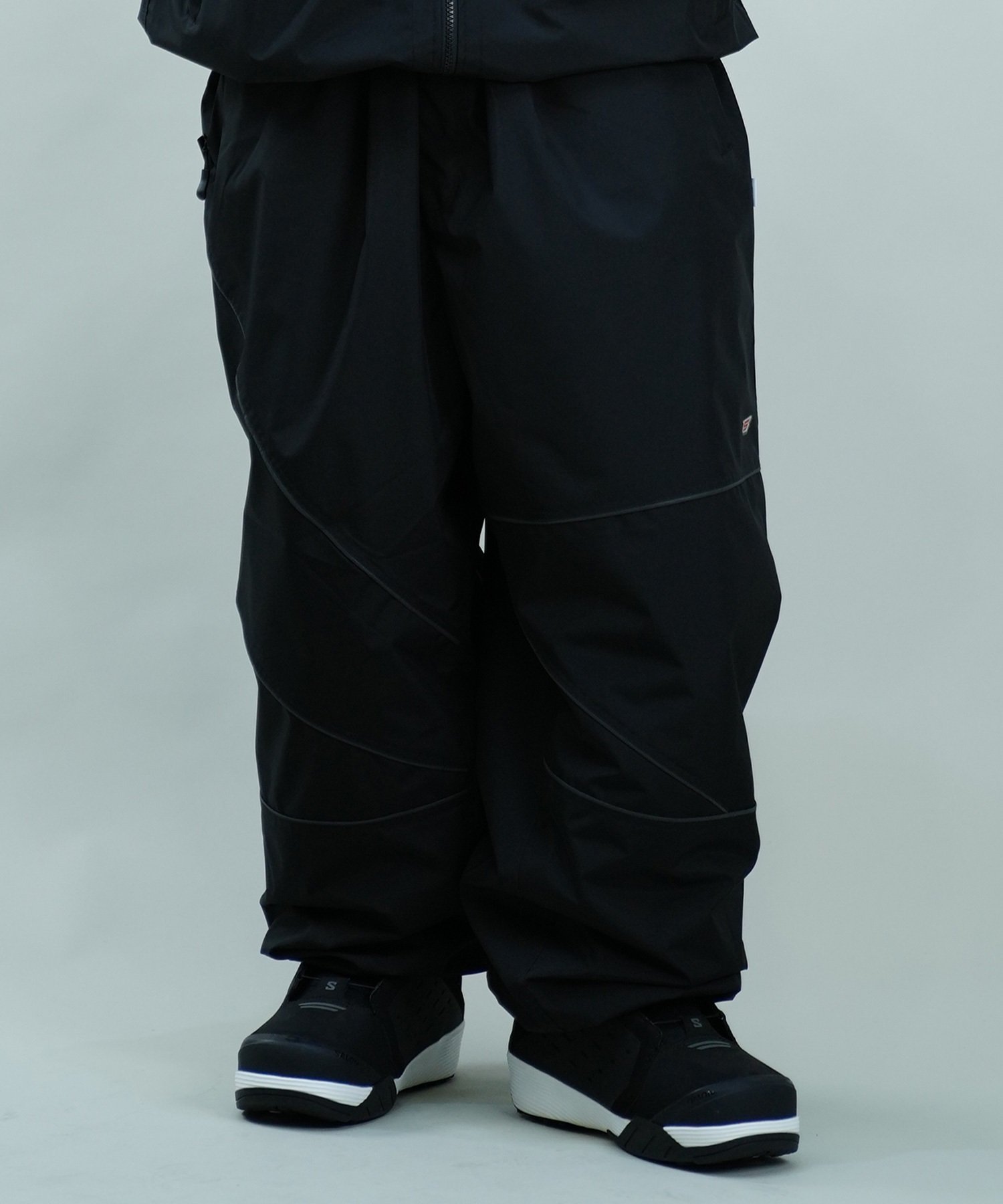 BSRABBIT ビーエスラビット スノーボード ウェア パンツ ユニセックス SPIDERWEB SUPER WIDE JOGGER PANTS 24-25モデル(MINT-S)