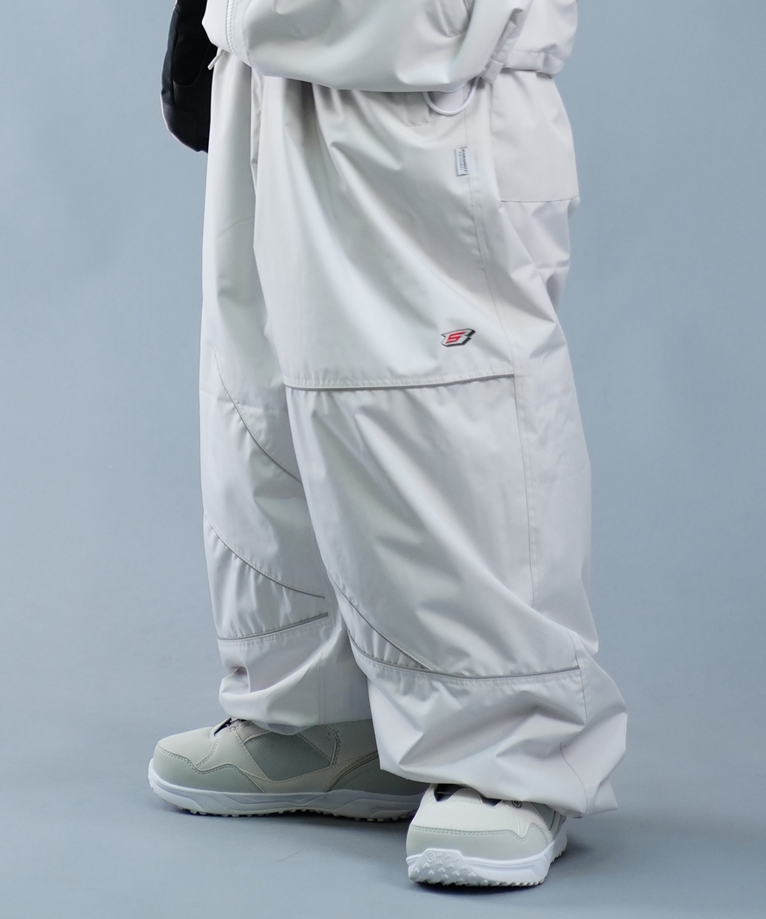 BSRABBIT ビーエスラビット スノーボード ウェア パンツ ユニセックス SPIDERWEB SUPER WIDE JOGGER PANTS 24-25モデル(MINT-S)