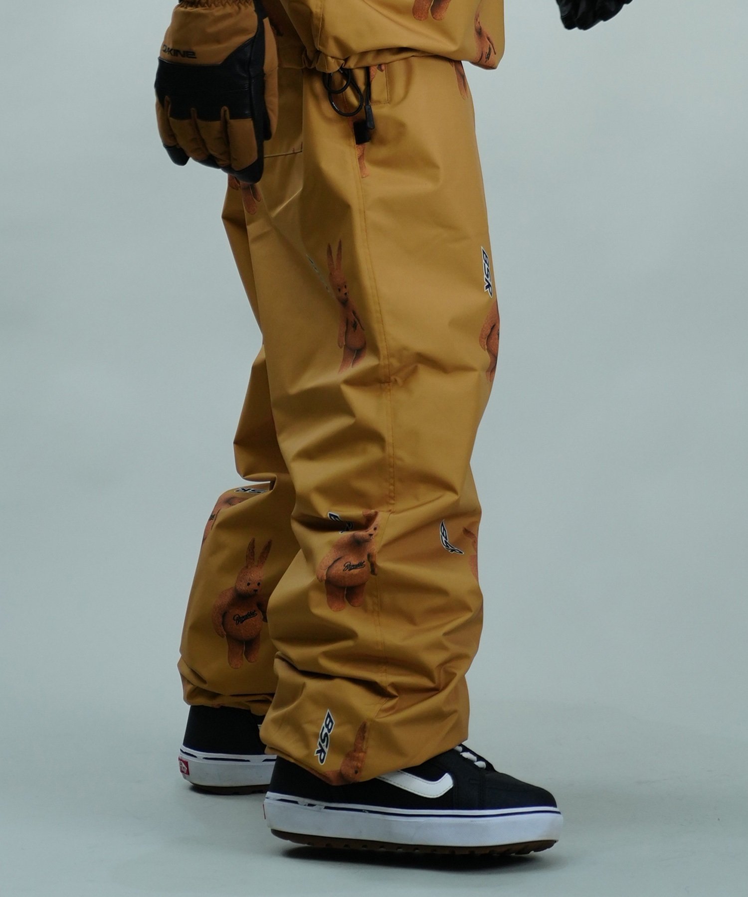 BSRABBIT ビーエスラビット スノーボード ウェア パンツ ユニセックス 3D BEARRABBIT WIDE TRACK PANTS 24-25モデル(BR-S)