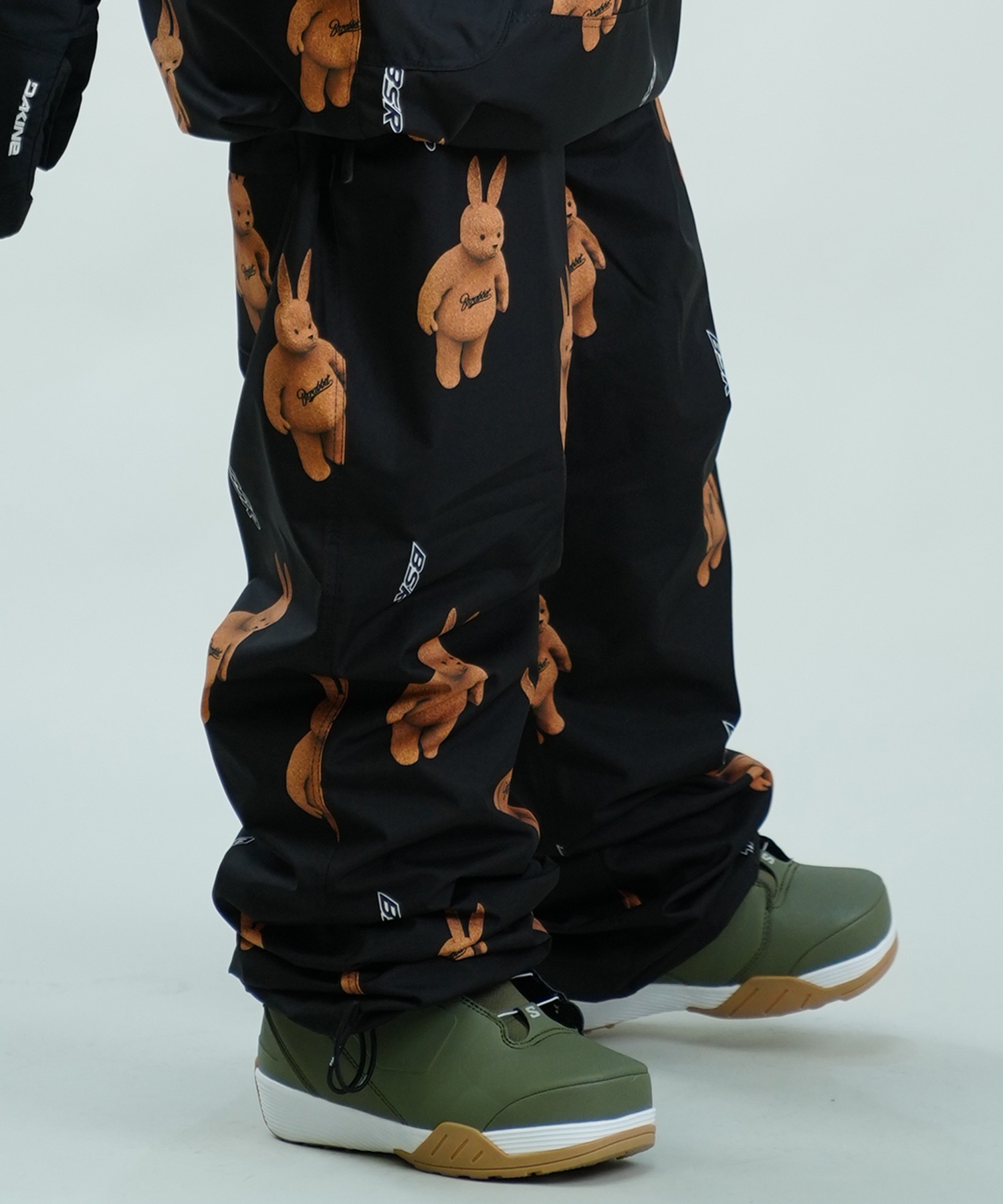 BSRABBIT ビーエスラビット スノーボード ウェア パンツ ユニセックス 3D BEARRABBIT WIDE TRACK PANTS 24-25モデル(BR-S)