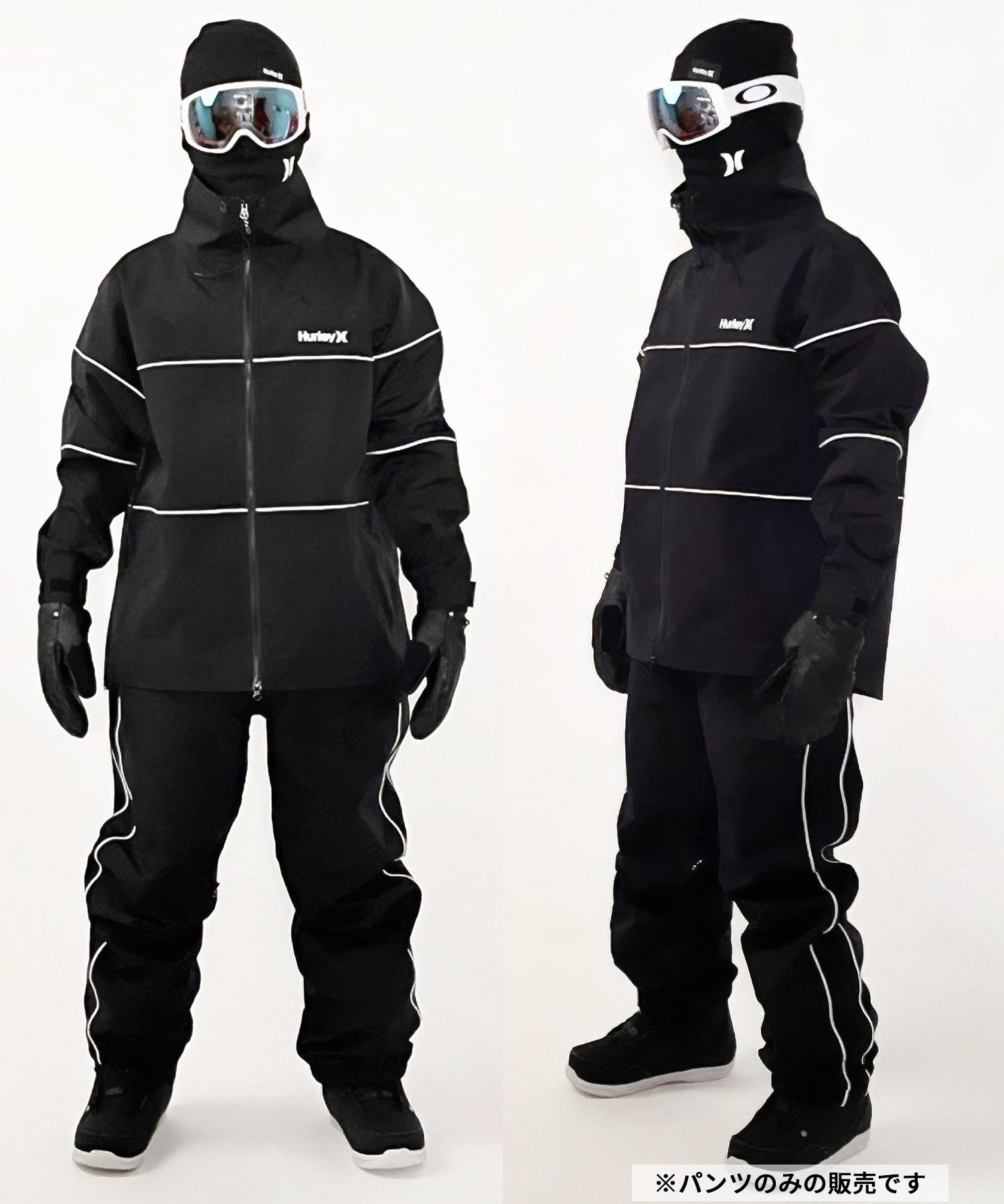 HURLEY ハーレー スノーボード ウェア パンツ ユニセックス HBC SNOW TRACK PT ムラサキスポーツ 24-25モデル LL F19(BLK-S)