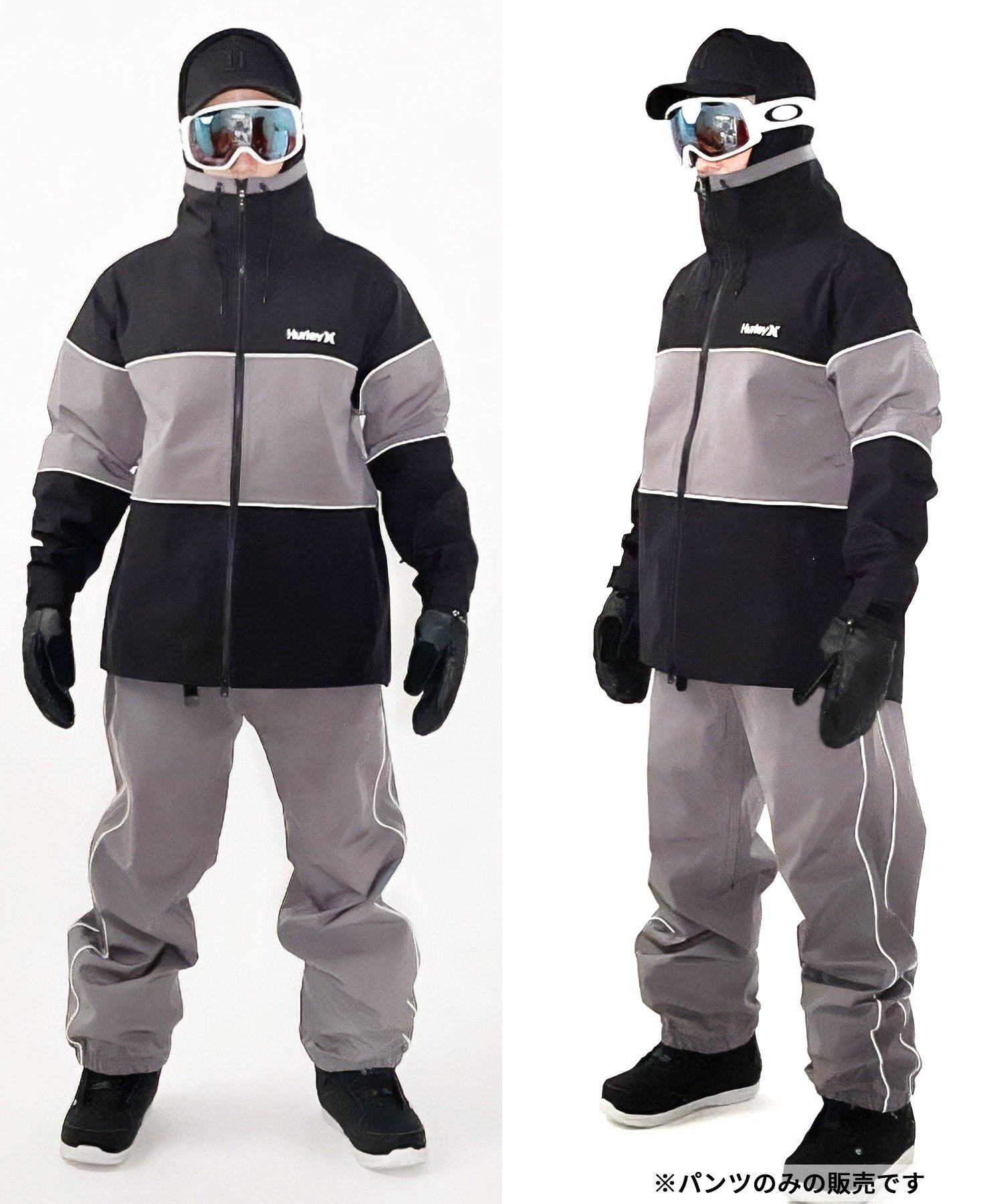 HURLEY ハーレー スノーボード ウェア パンツ ユニセックス HBC SNOW TRACK PT ムラサキスポーツ 24-25モデル LL F19(BLK-S)