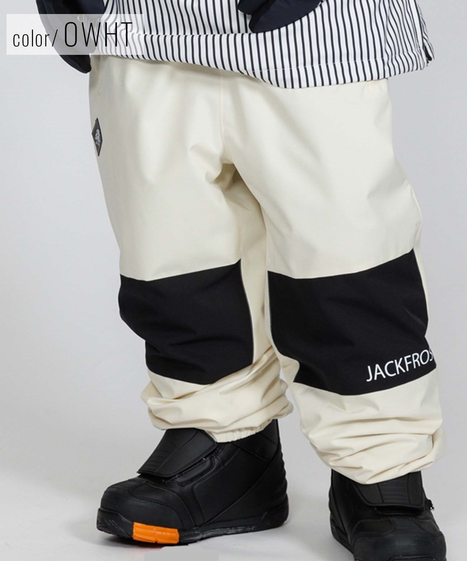 【早期購入/店頭受取対象外】JACK FROST ジャックフロスト スノーボード ウェア パンツ ユニセックス WIDE ムラサキスポーツ 24-25モデル LX D25(BLACK-S)