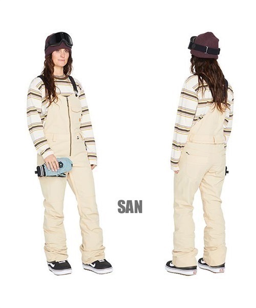 スノーボード ウェア パンツ レディース VOLCOM ボルコム SWIFT BIB OVERALL 22-23モデル ムラサキスポーツ JJ I29(SAN-S)