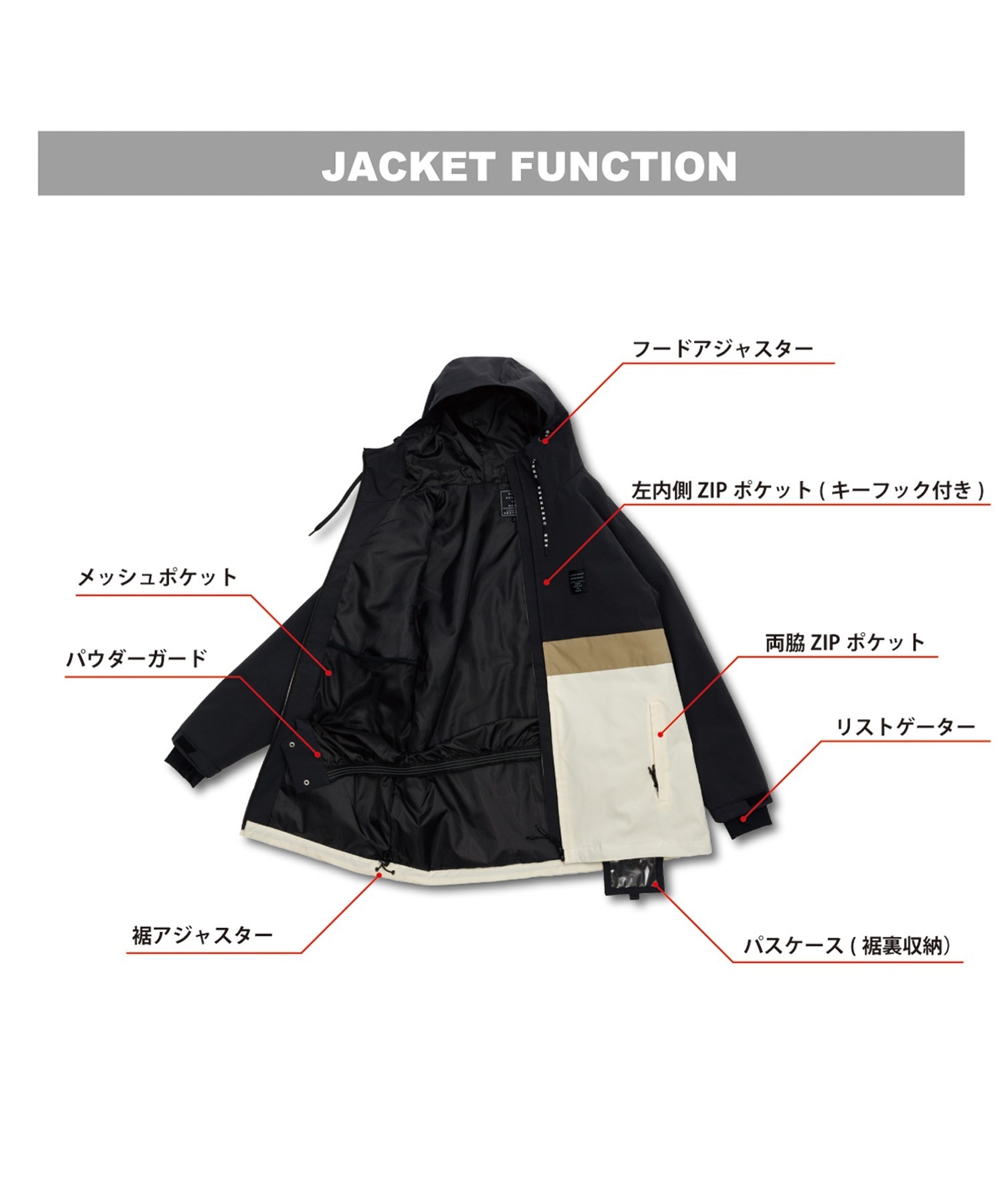 ☆スノーボードウェア 2点セット ジャケット パンツ 上下 JACKFROST ジャックフロスト JFJ96450 JFP96470 23-24モデル XS～S ムラサキスポーツ(【Jacket】CORAL-XS-【Pants】IVBK-XS)