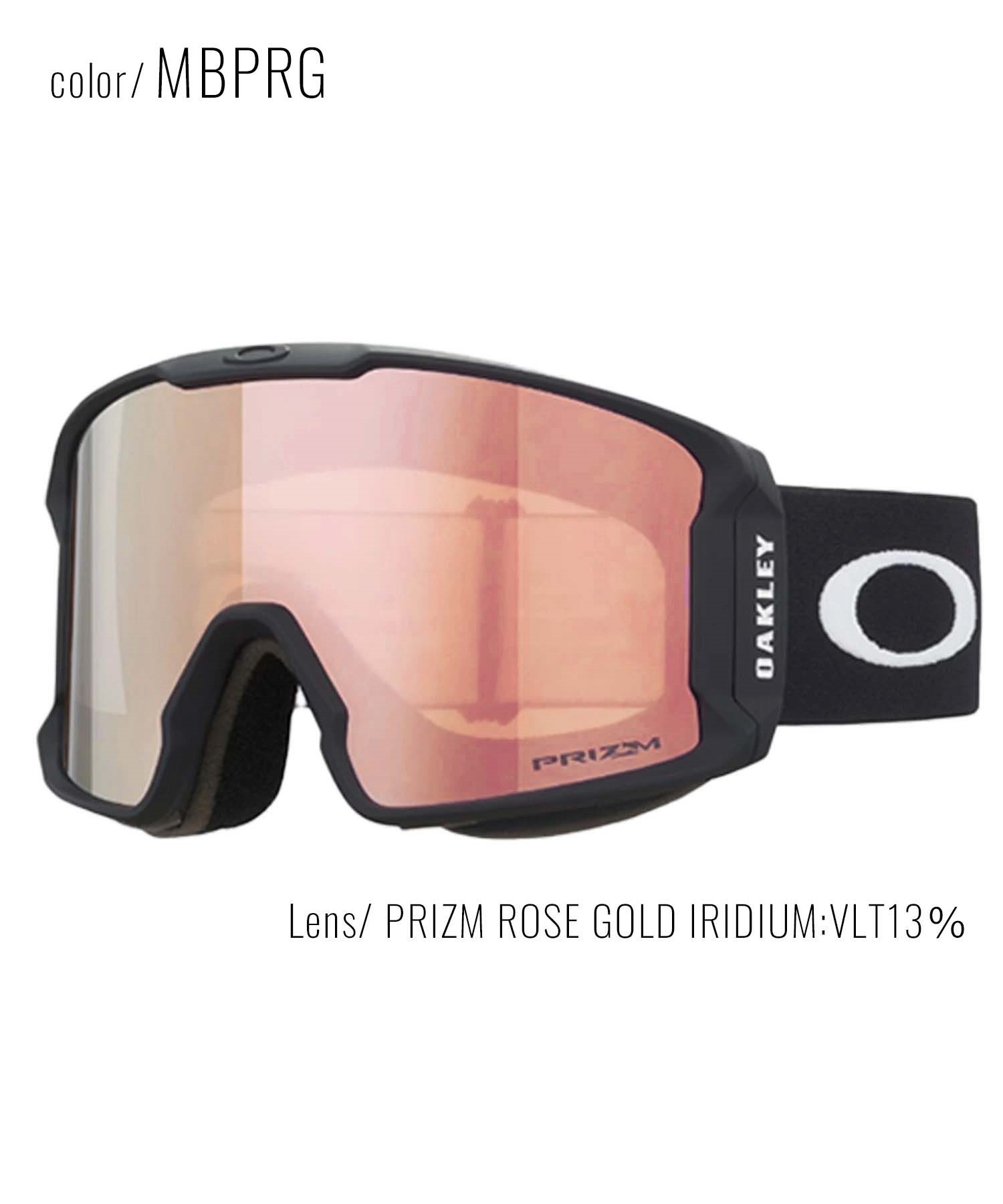 OAKLEY オークリー スノーボード ゴーグル ユニセックス LINE MINER L 23-24モデル ムラサキスポーツ KK H26(PRIZMSAGEGOLDIRIDIUM-L)