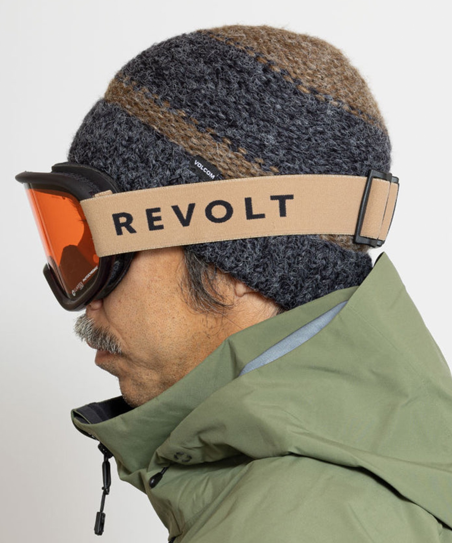 スノーボード ゴーグル ユニセックス REVOLT リボルト 平面レンズ 調光レンズ SUPER LIGHT FRAME ムラサキスポーツ 23-24モデル KK L8(BLACKMIRROR/GRAYPHO-F)