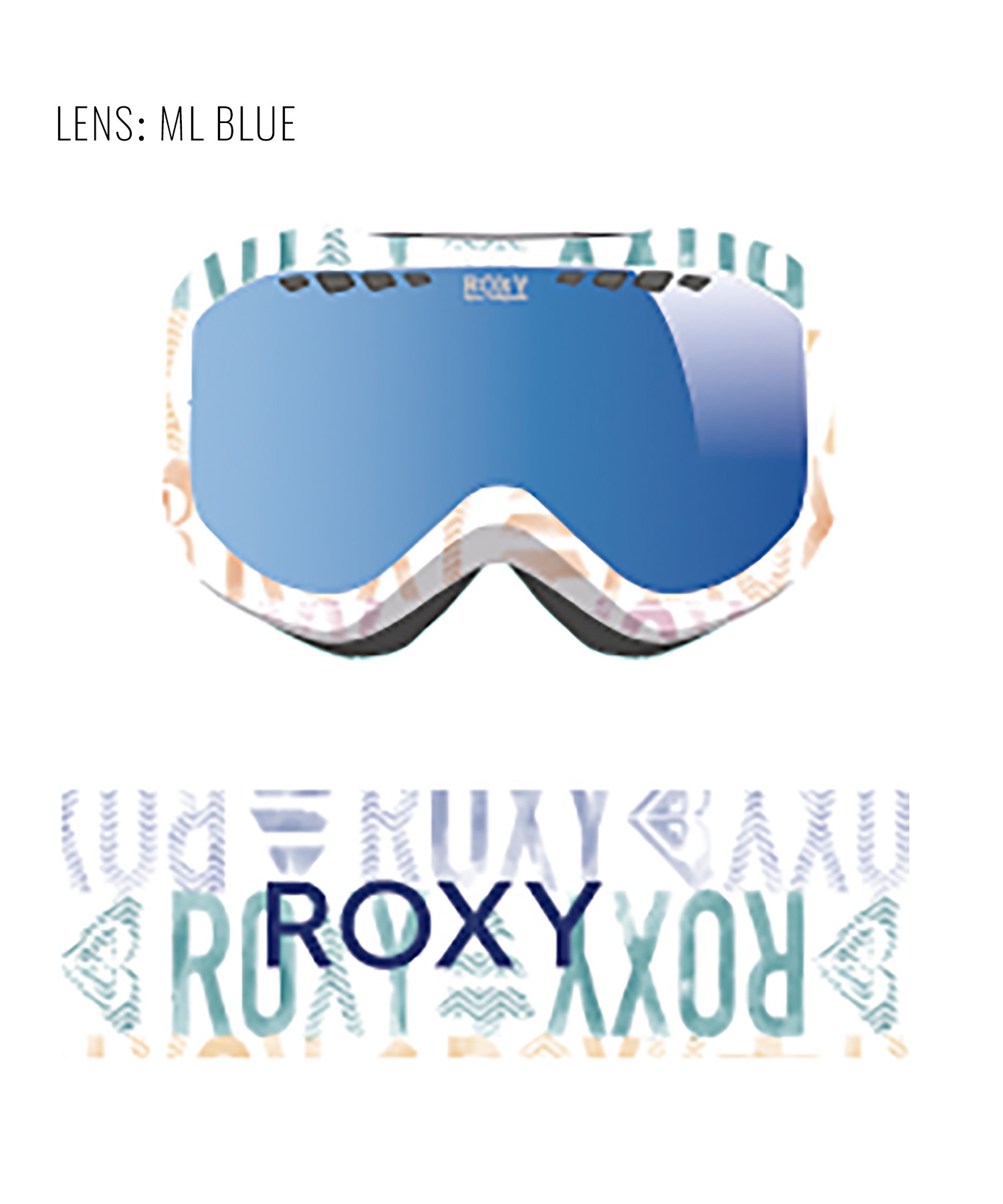 2024 ROXY ロキシースキー スノーボード ゴーグル SUNSET ART SERIES