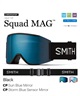 SMITH スミス スノーボード ゴーグル ユニセックス 平面 SQUAD MAG ムラサキスポーツ 24-25モデル LX I20(WhiteVapor-ONESIZE)