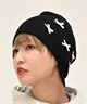 スノーボード ビーニー レディース 6KNOT シックスノット MINI BOW BEANIE 6KKC0201 ムラサキスポーツ 23-24モデル KX L15(BK/WH-ONESIZE)