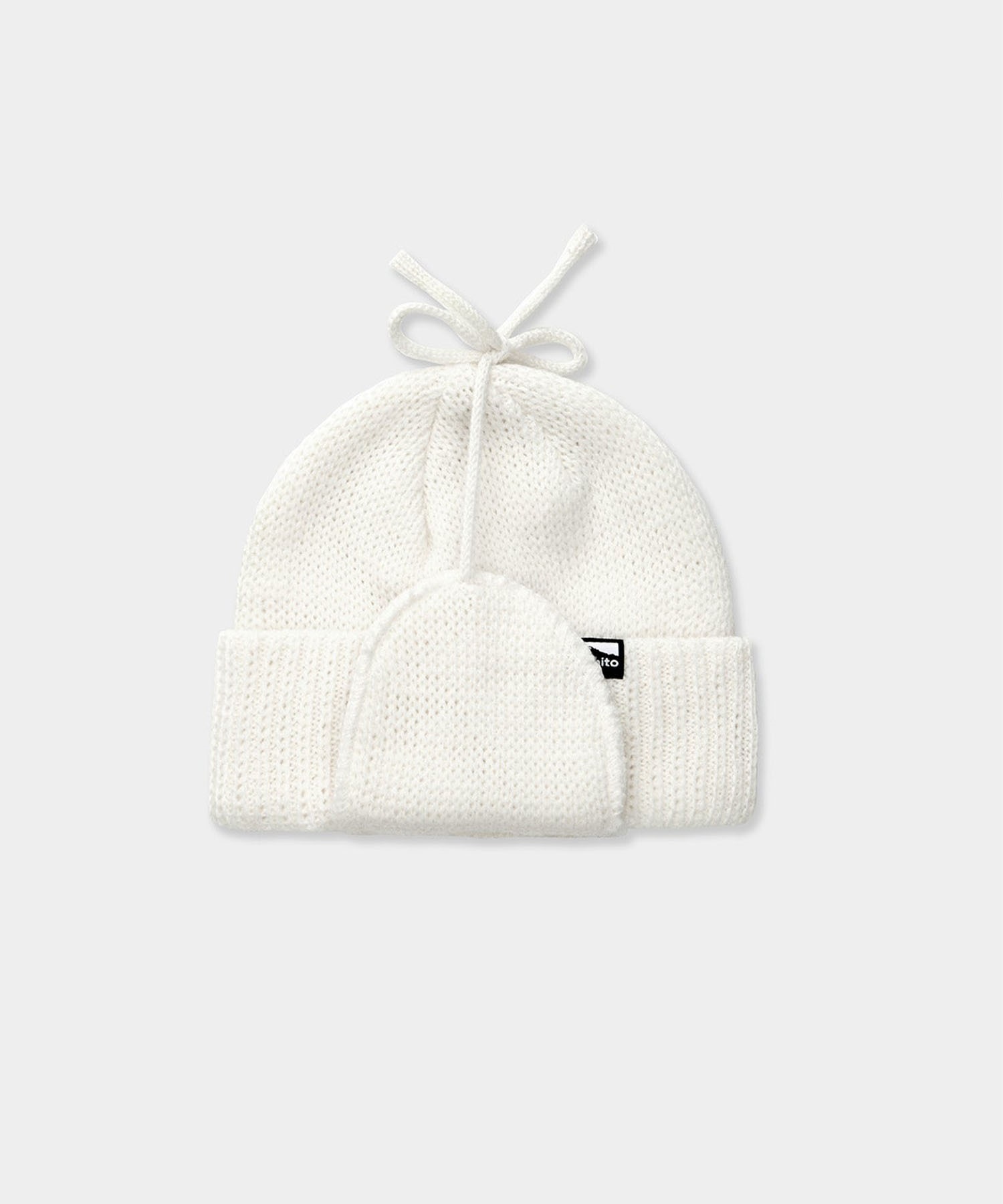 DIMITO ディミト スノーボード ビーニー ユニセックス 24 EAR FLAP BEANIE ムラサキスポーツ 24-25モデル LL J3(WHITE-ONESIZE)