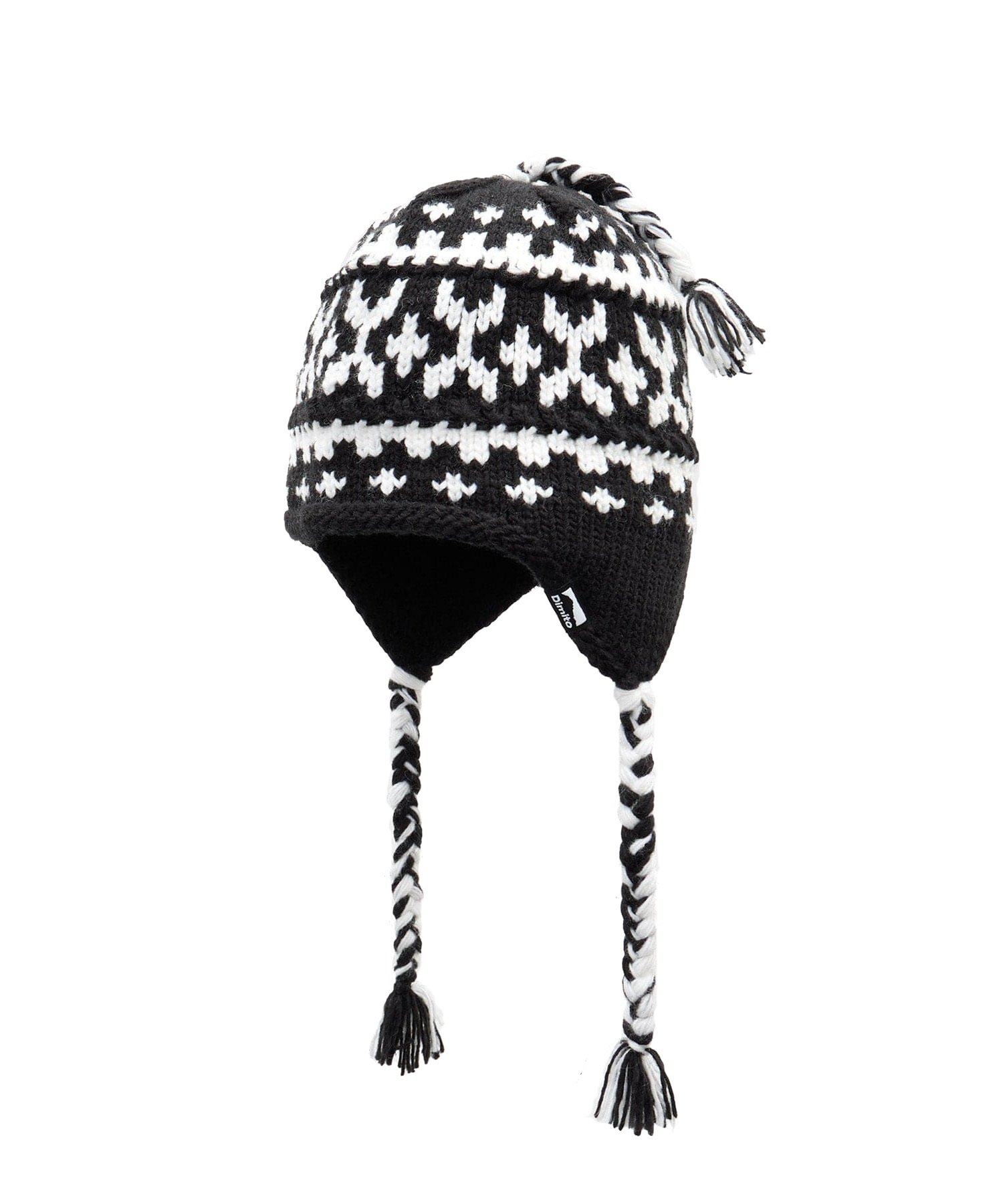 DIMITO ディミト スノーボード ビーニー ユニセックス CROCHET EAR FLAP BEANIE ムラサキスポーツ 24-25モデル LL J3(WHITE-ONESIZE)