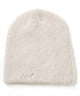 6KNOT シックスノット スノーボード ビーニー レディース ニット帽 SHAGGY BEANIE ムラサキスポーツ 24-25モデル LX J24(WHITE-ONESIZE)